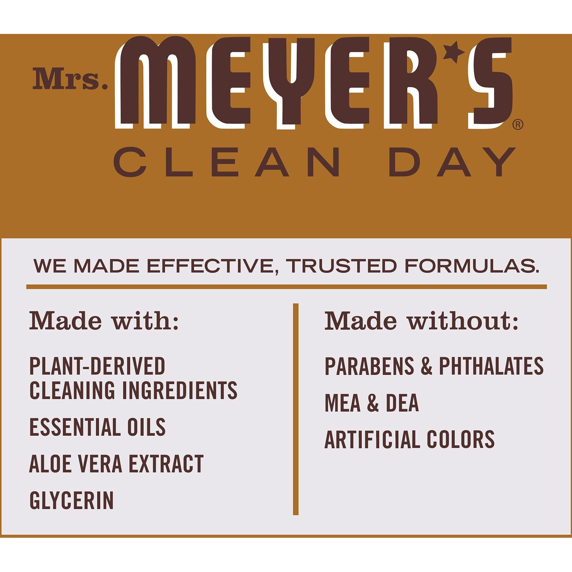 Mrs Meyer's, Dish Soap Acorn Spice, 16 Fl Oz