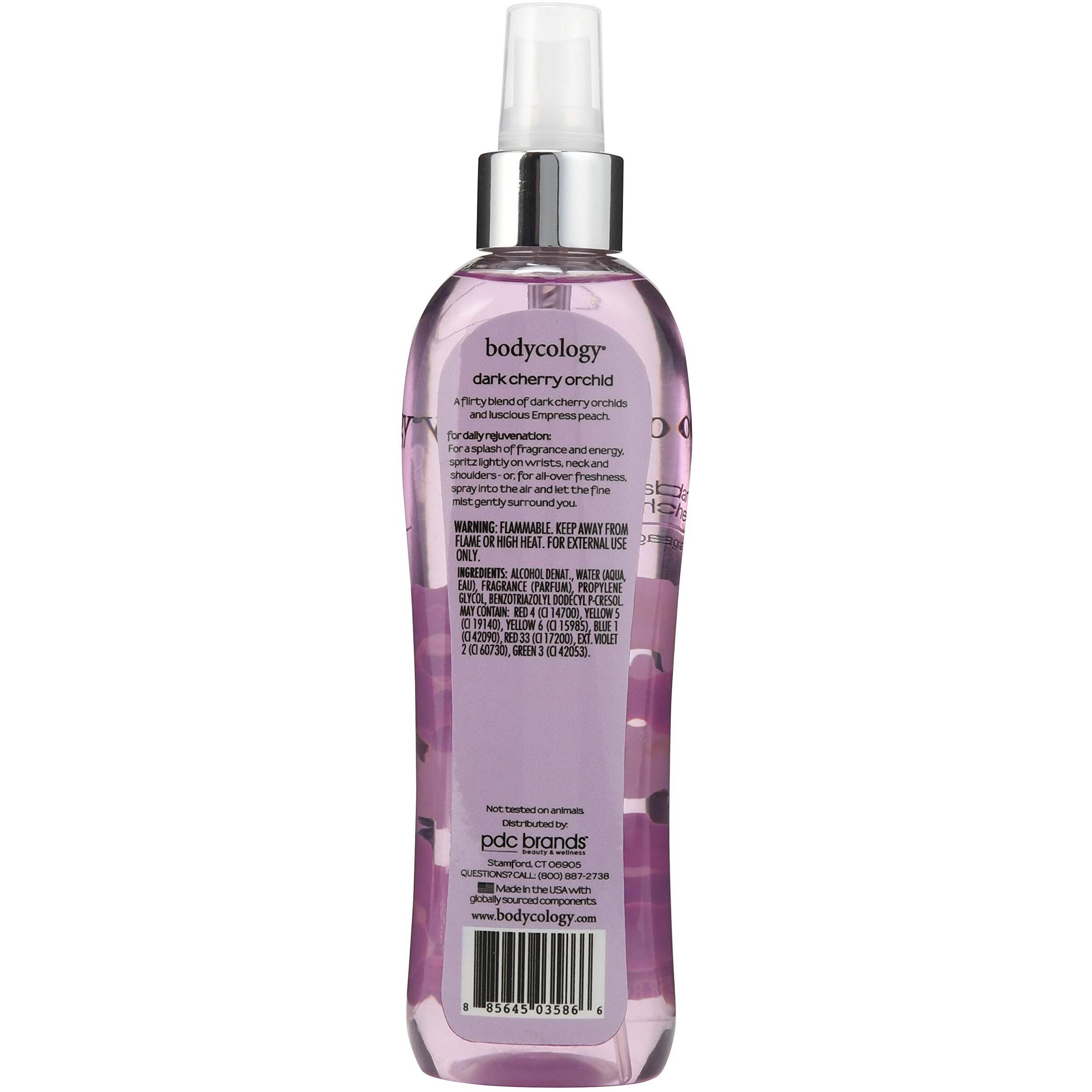 Bodycology Dark Cherry Orchid For Women - 8 Oz Fragrance Mist