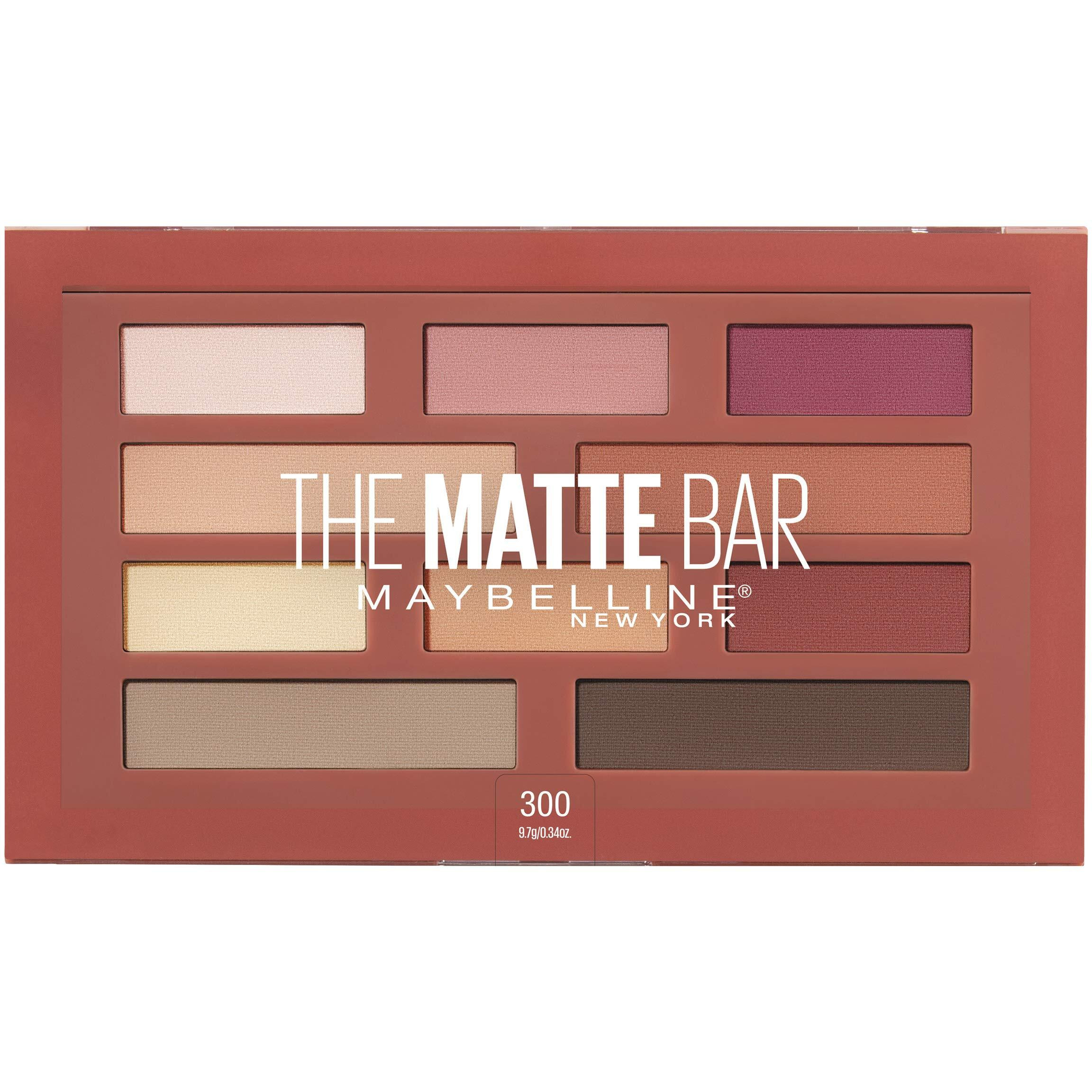 Maybelline New York The Matte Bar Eyeshadow Palette, 300 The Matte Bar, 1 Count