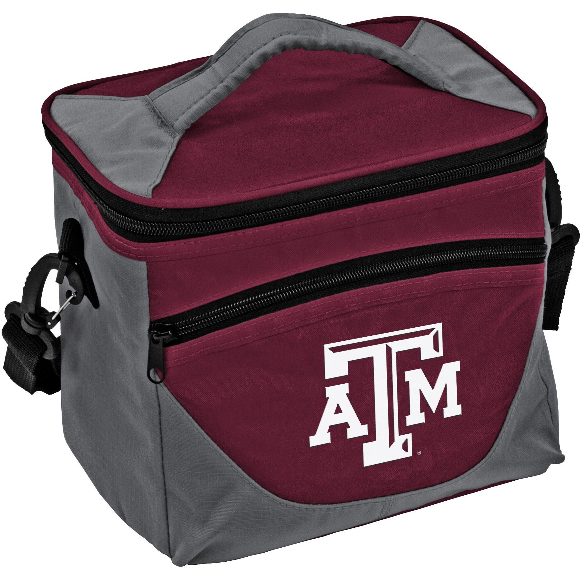 Logo Brands Ncaa Notre Dame Fighting Irish Unisex Adult Halftime Lunch Cooler Bag With Front Dry Storage Pocket And Shoulder Strap, One Size, Multicolor