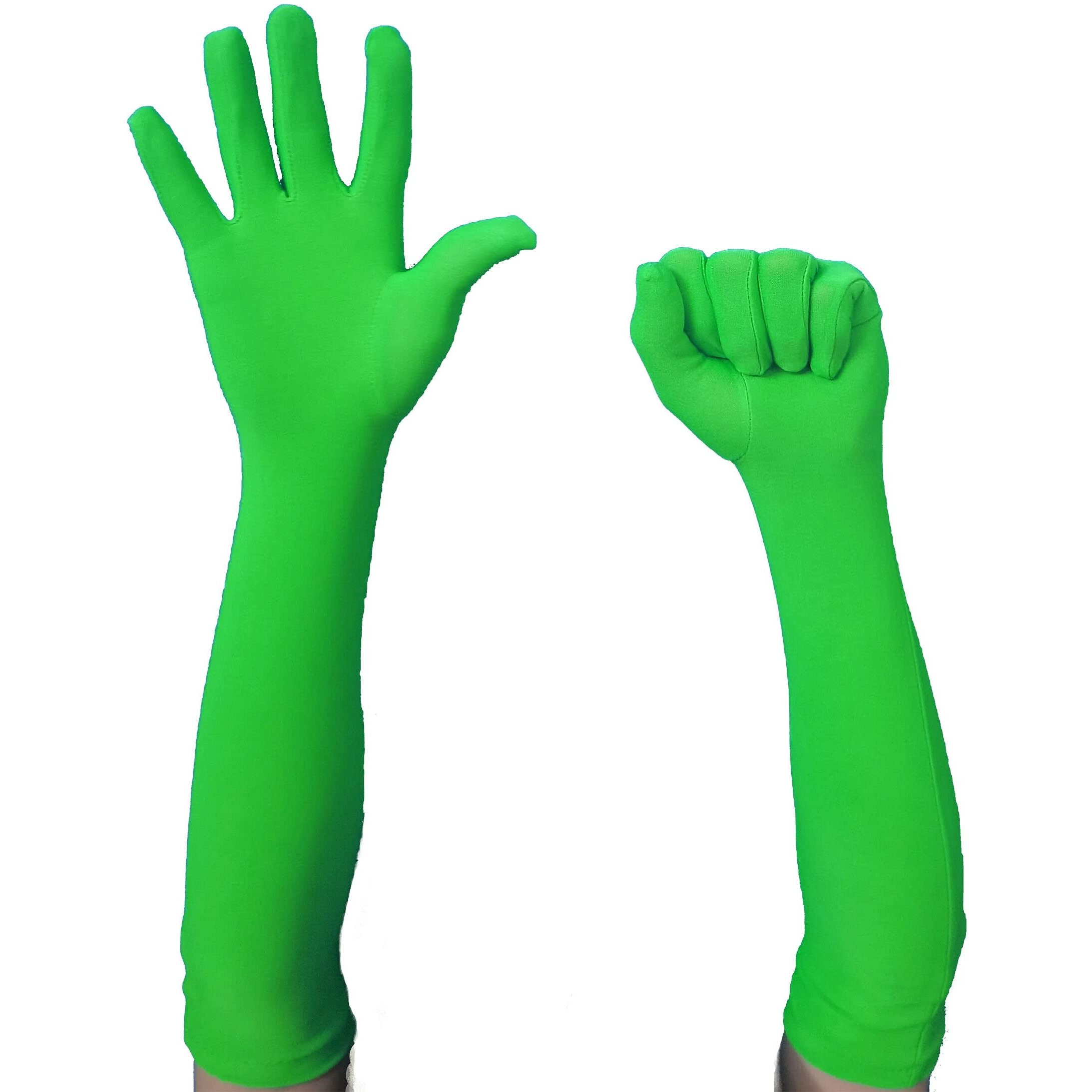 Jomocare Chromakey Gloves Green Chroma Key Glove Invisible Effects Background Chroma Keying Green Gloves For Green Screen Photography Photo Video (Tight, Green)