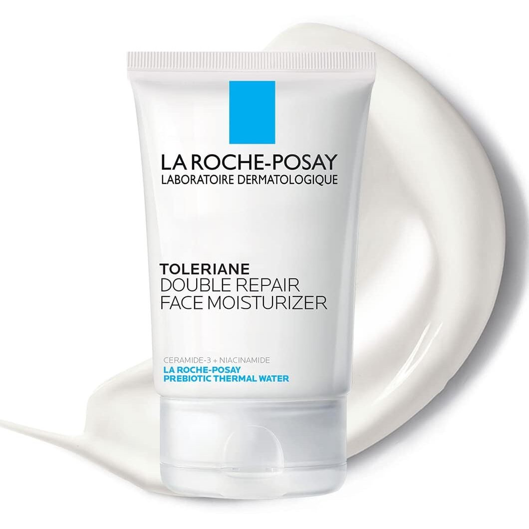 La Roche-Posay Toleriane Double Repair Face Moisturizer, Daily Moisturizer Face Cream With Ceramide And Niacinamide For All Skin Types, Oil Free, Fragrance Free