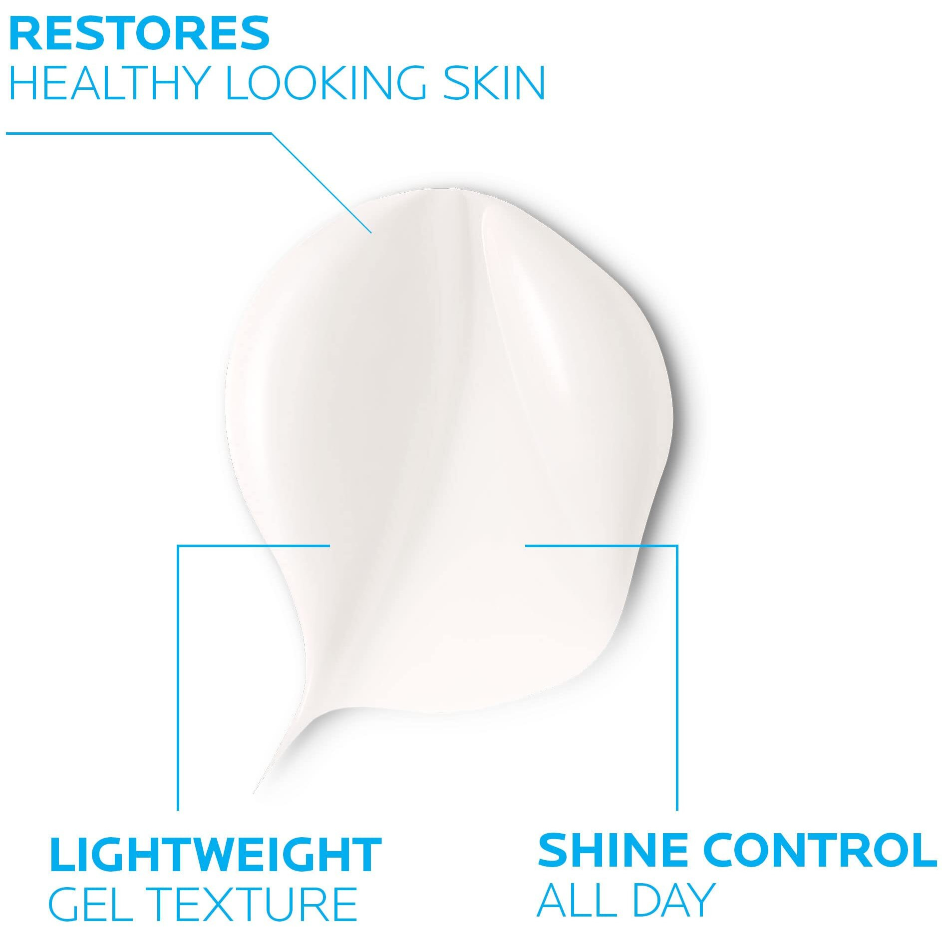 La Roche-Posay Toleriane Double Repair Matte Face Moisturizer, Daily Moisturizer For Oily Skin With Ceramide And Niacinamide For All Skin Tones, Oil Free, Non-Comedogenic