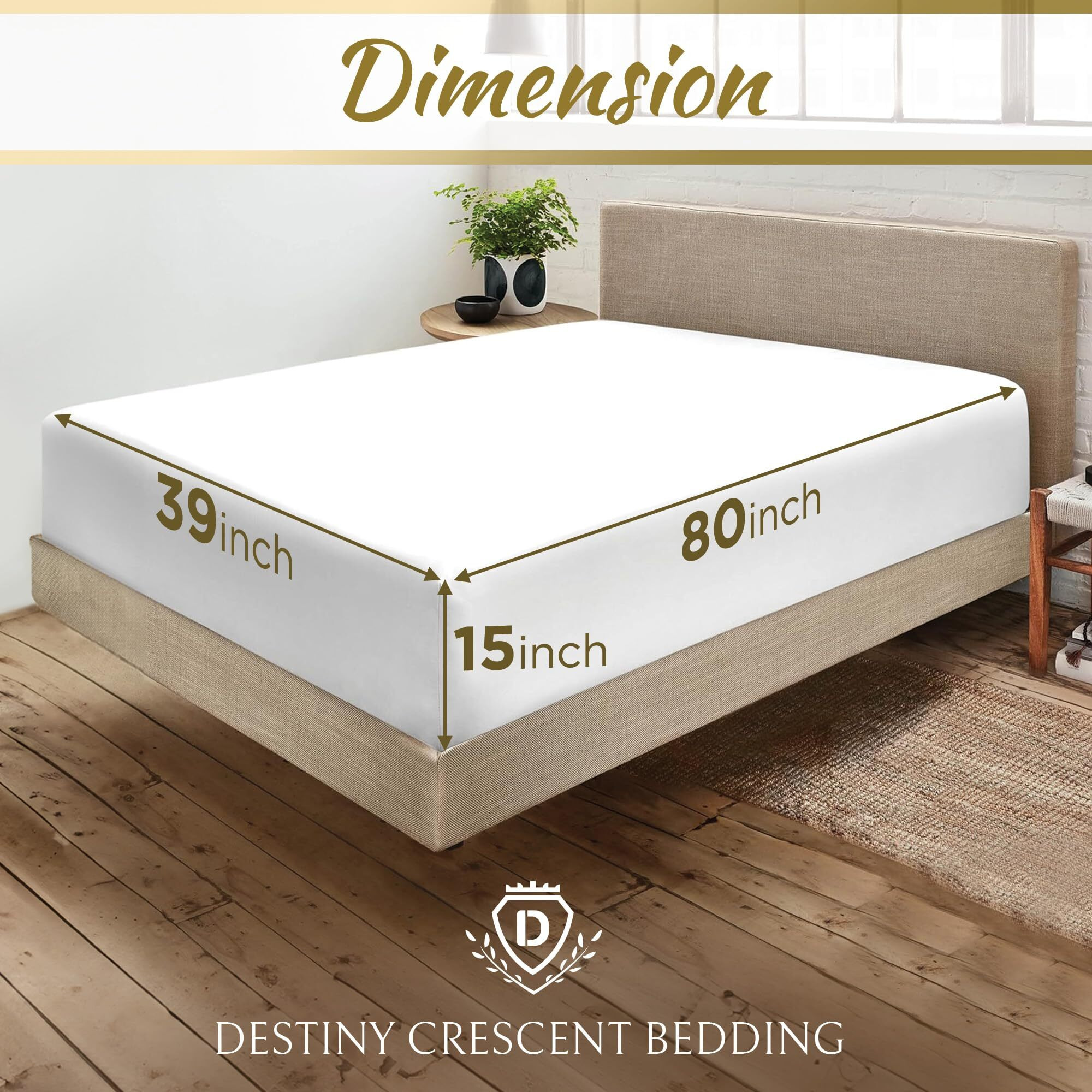 Knit Jersey 100% Cotton 2 Twin Xl Fitted Bed Sheets (2-Pack) Soft And Comfy - Twin Extra Long, 15"" Deep Pocket, 39"" X 80"" Great For Dorm Room, Hospital And Split King Dual Adjustable Beds (White)