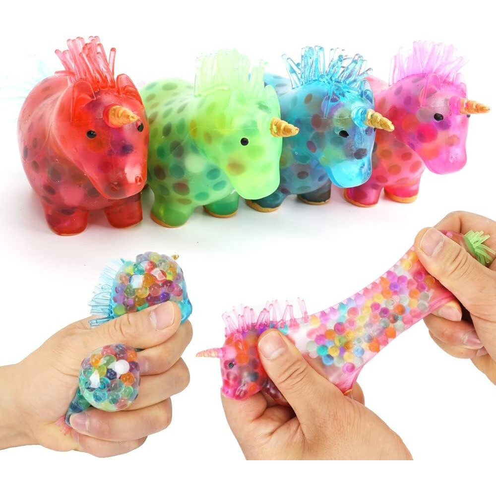 Vomaok 4 Pack Unicorn Stress Balls For Christmas Stocking Stuffers Gifts