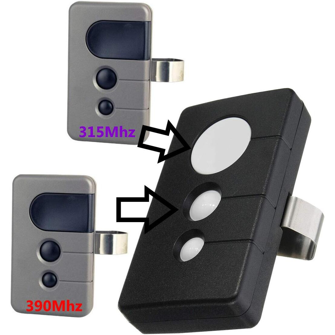 For Sears Craftsman Garage Door Opener Remote 139.53753 139.53681B 139.53680 Hbw2028 Hbw1255 For Liftmaster 371Lm 971Lm 373Lm 973Lm Chamberlain 950Cb 950Cd 953Cb 953Cd 315Mhz 390Mhz (Original Version)
