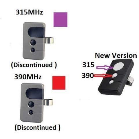 For Sears Craftsman Garage Door Opener Remote 139.53753 139.53681B 139.53680 Hbw2028 Hbw1255 For Liftmaster 371Lm 971Lm 373Lm 973Lm Chamberlain 950Cb 950Cd 953Cb 953Cd 315Mhz 390Mhz (Original Version)