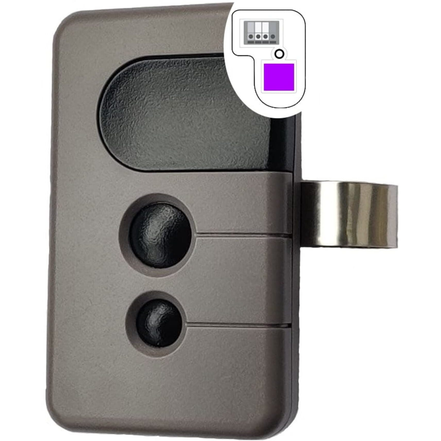 For 41Ab050 41Ac050 41As050 41Ac150 41Ab150 41Ac175 Hbw2028 For Liftmaster Chamberlain Sears Craftsman Garage Door Opener Remote With Purple Learn Button 315Mhz