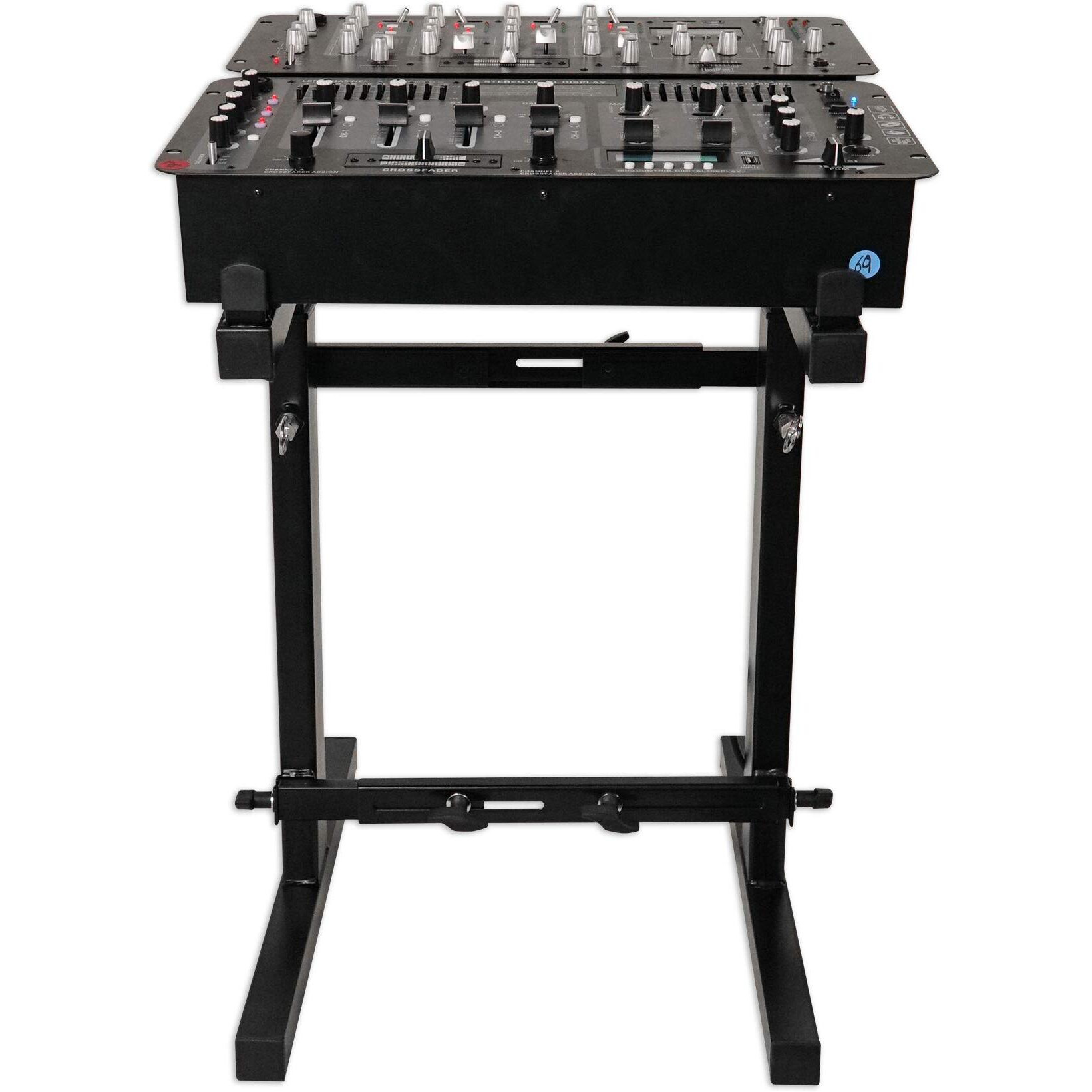Rockville Portable Mixer Stand - Adjustable Height And Width (Rxs20 )