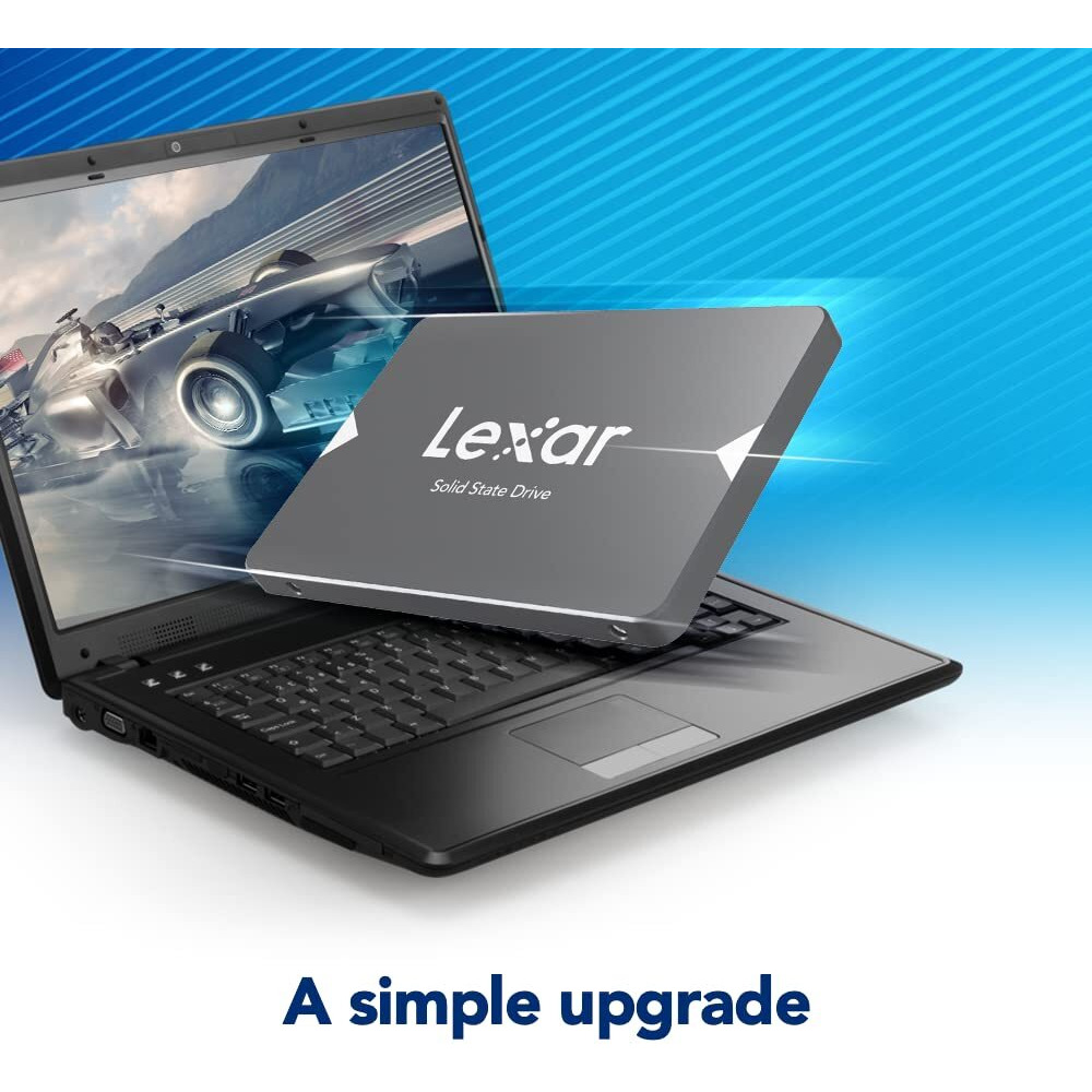 Lexar 128Gb Ns100 Ssd 2.5    Sata Iii Internal Solid State Drive, Up To 520Mb/S Read, Gray (Lns100-128Rbna)