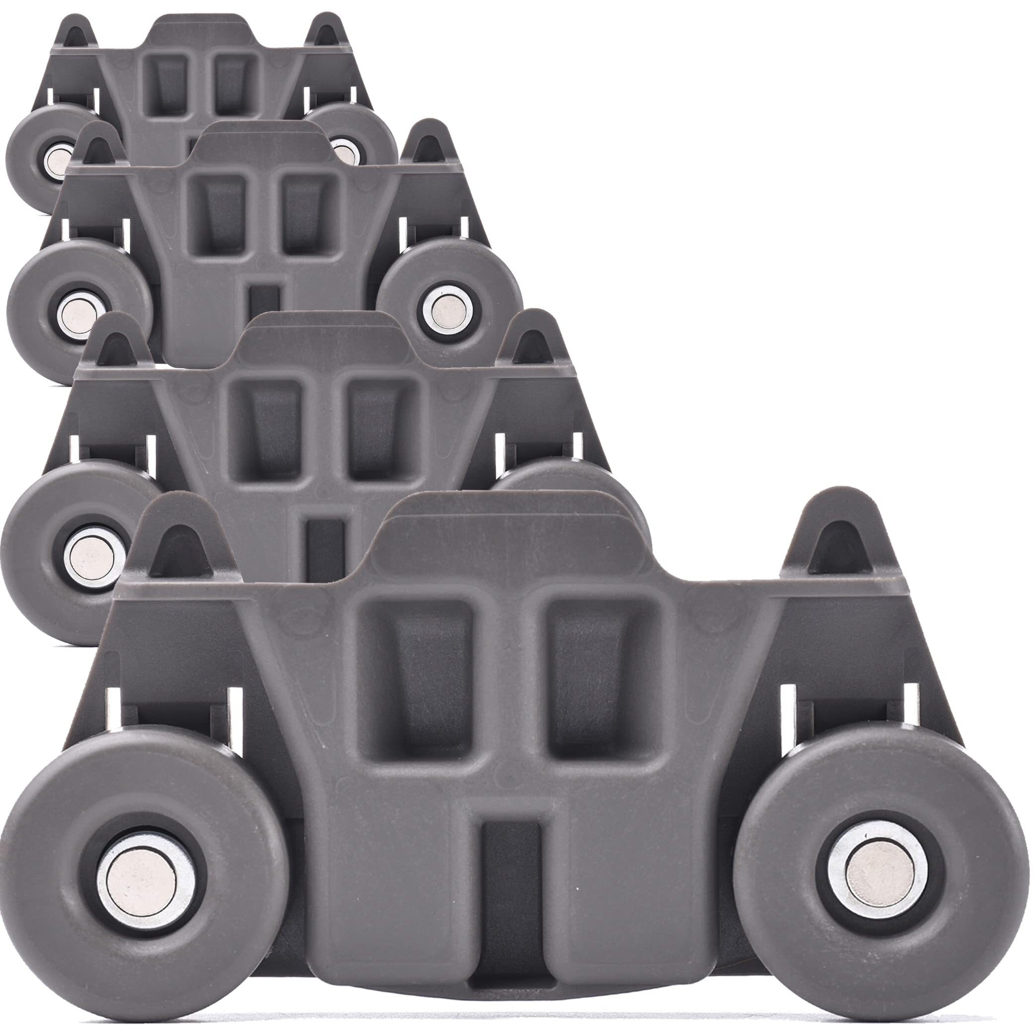 (4-Pack) W10195416 New Upgraded Replacement Part For Lower Dishwasher Wheel - Compatible With Ge/Whirlpool/Kenmore - Ap5983730, W10195416V, W10105417, Ps11722152, W10195416Vp