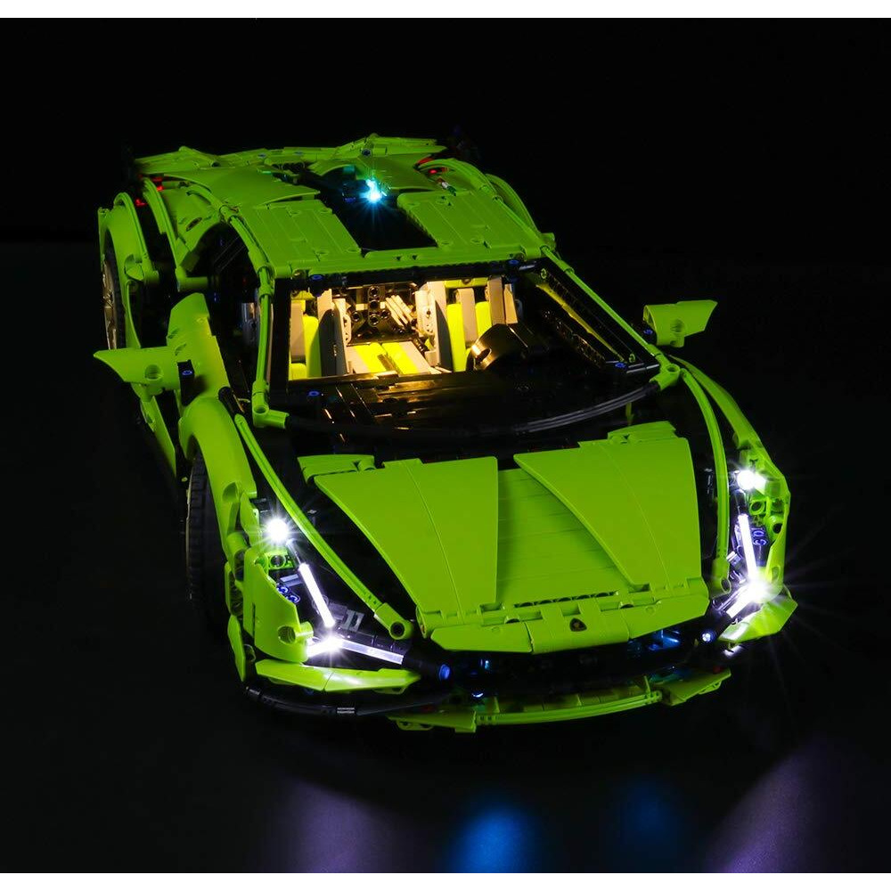 Lightailing Light Set For (Technic Lamborghini Sian Fkp 37) Building Blocks Model - Led Light Kit Compatible With Lego 42115(Not Included The Model)