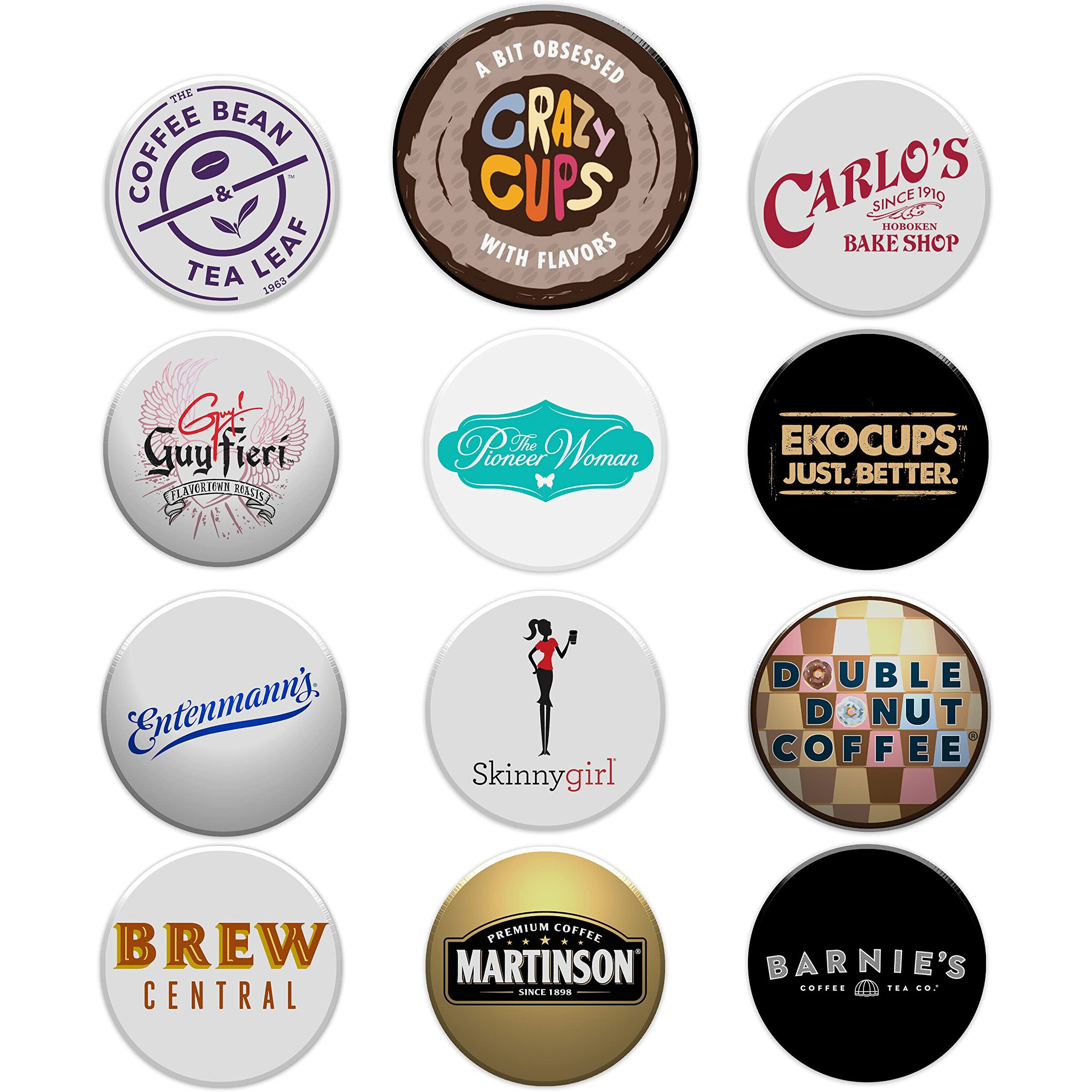 Perfect Samplers Coffee Tea Cider Cappuccino Hot Chocolate Single Serve Cups For Keurig K Cup Brewers Variety Pack Sampler 30 Sampler All Unique Cups No Duplicates, Mix, 30 Count