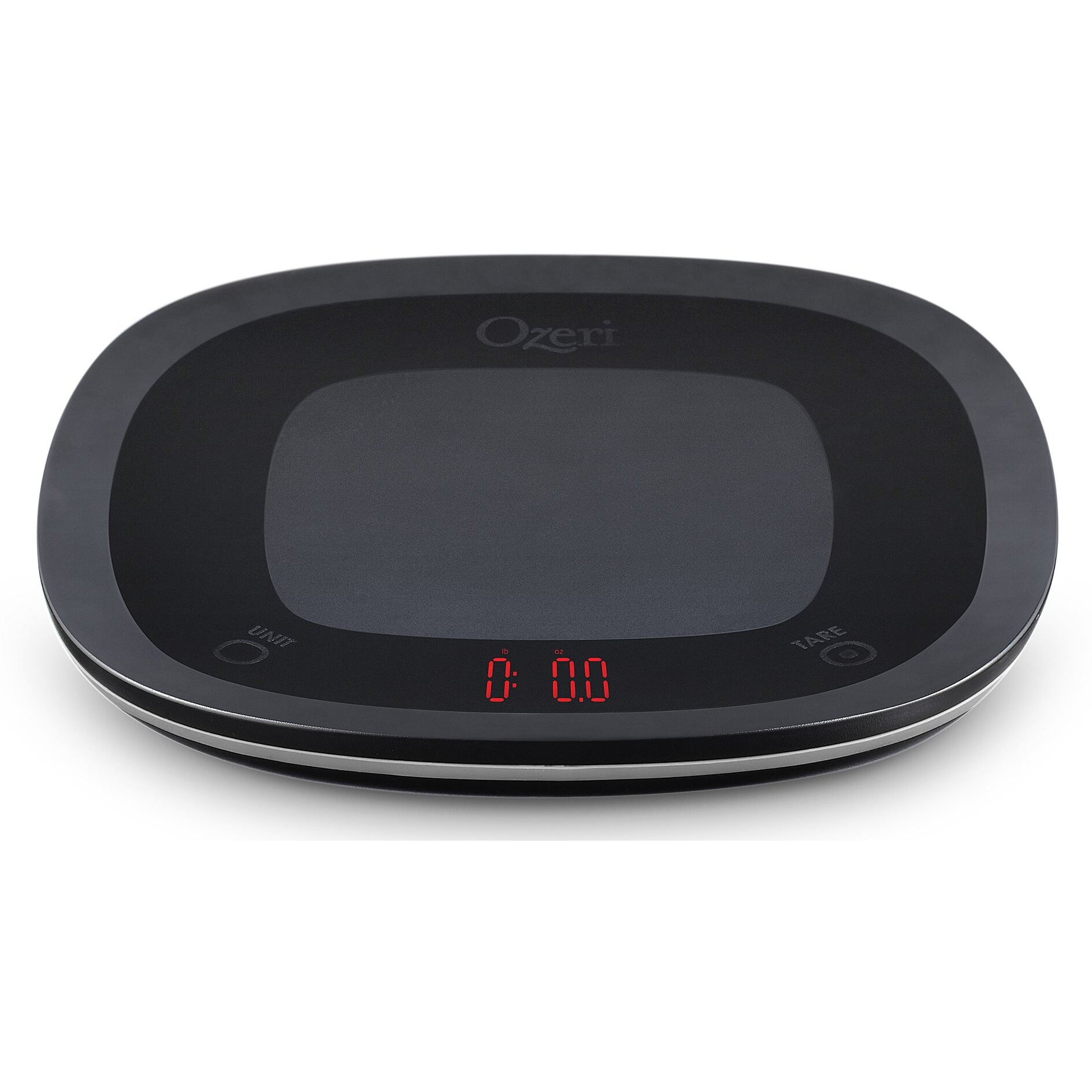 Ozeri Touch Waterproof Digital Kitchen Scale Washable And Submersible, Small, Black