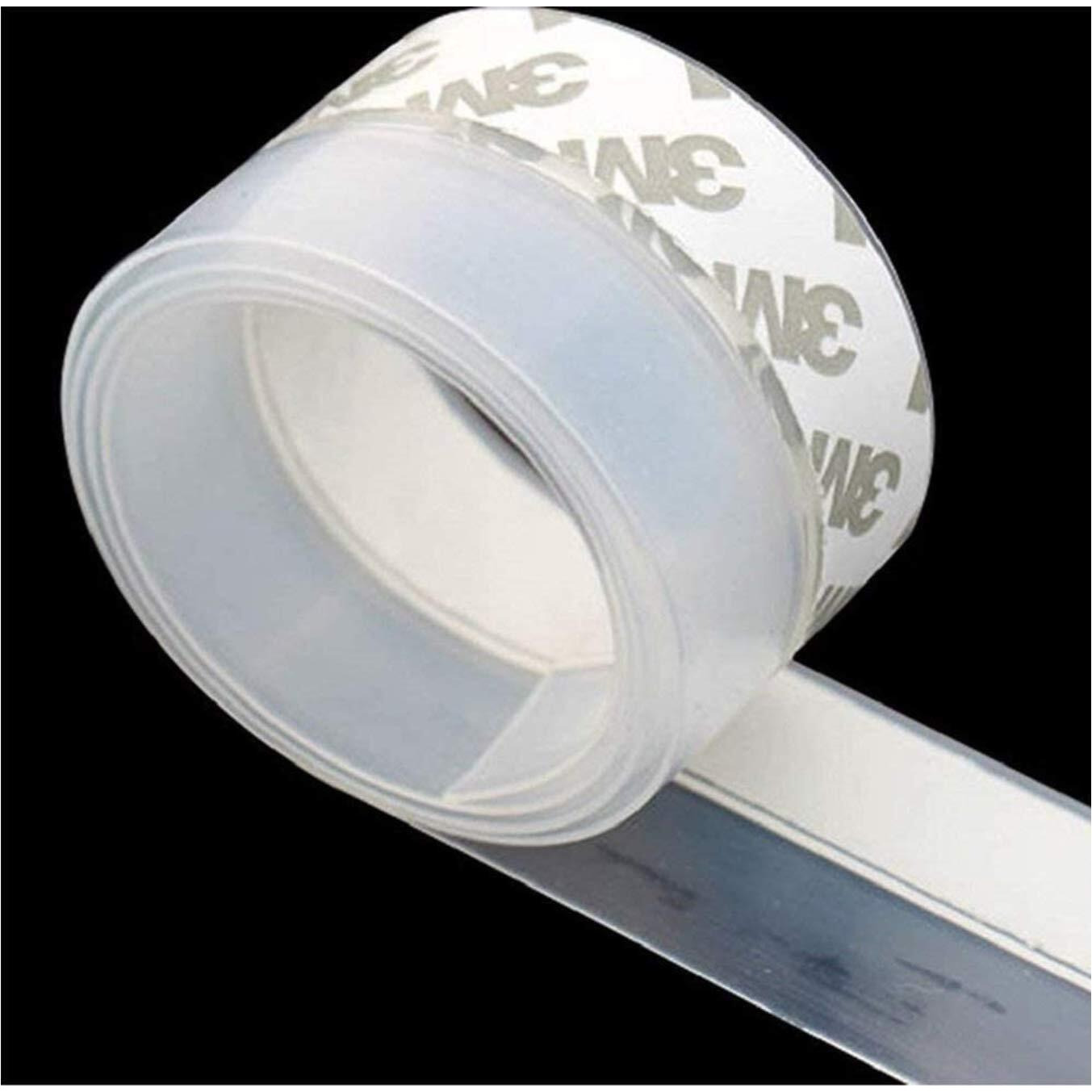 Zengest Door Strip Bottom, House And Glass Shower Door Seal Strip For Side Of Door(Transparent), 1"" X 16.4'