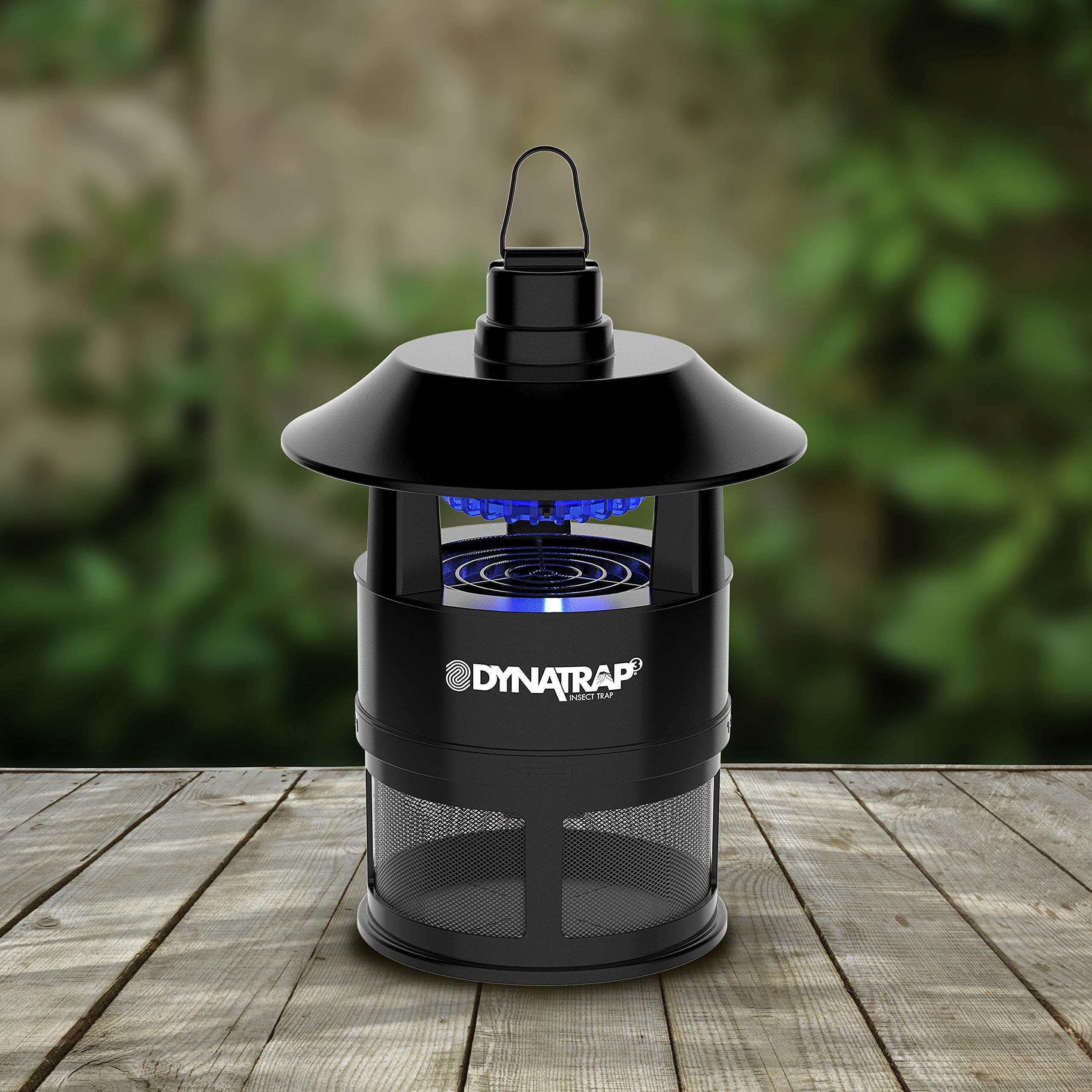 Dynatrap Dt160 1/4 Acre Mosquito Trap & Flying Insect Trap - Kills Mosquitoes, Flies, Gnats, Wasps, & Other Flying Insects - Mosquito Zapper & Bug Zapper Outdoor Alternative - Black