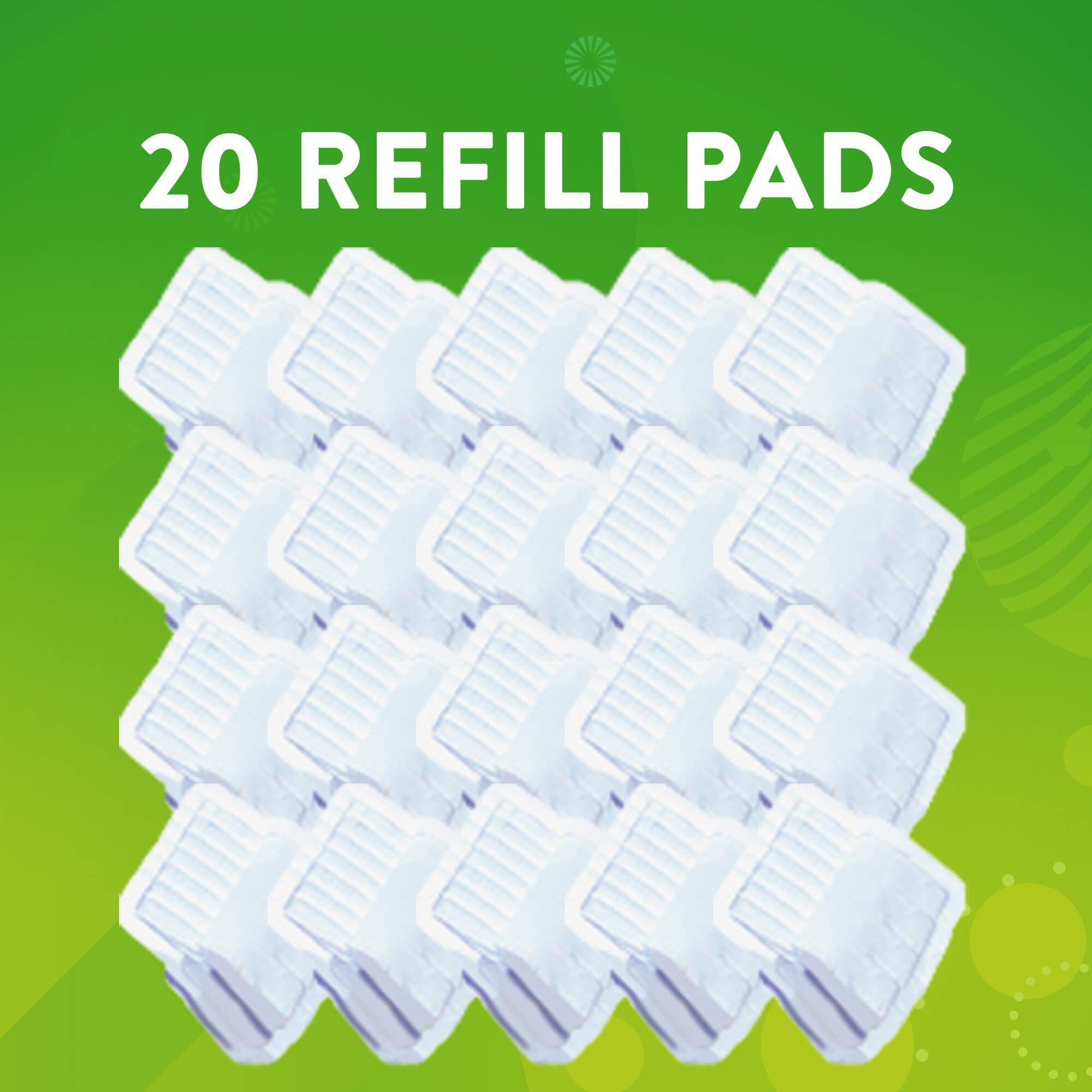 Scrubbing Bubbles Flushable Toilet Bowl Wand Cleaner Refills, Fresh Brush Cleaner Toilet Refill Pads, Removes Limescale & Odors, Citrus Scent, 20 Count (Pack Of 1)