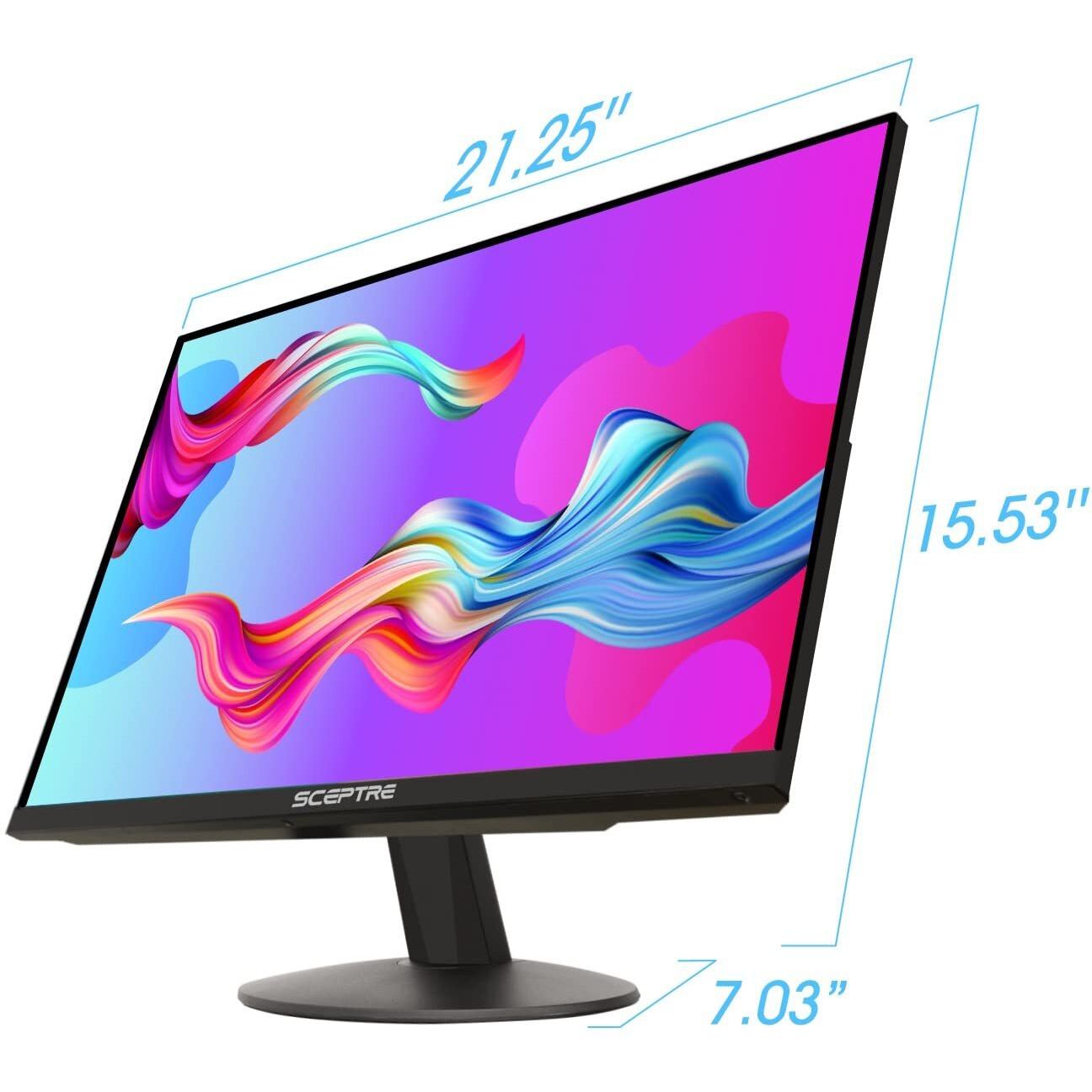 Sceptre Ips 24-Inch Business Computer Monitor 1080P 75Hz With Hdmi Vga Build-In Speakers, Machine Black (E248W-Fpt)