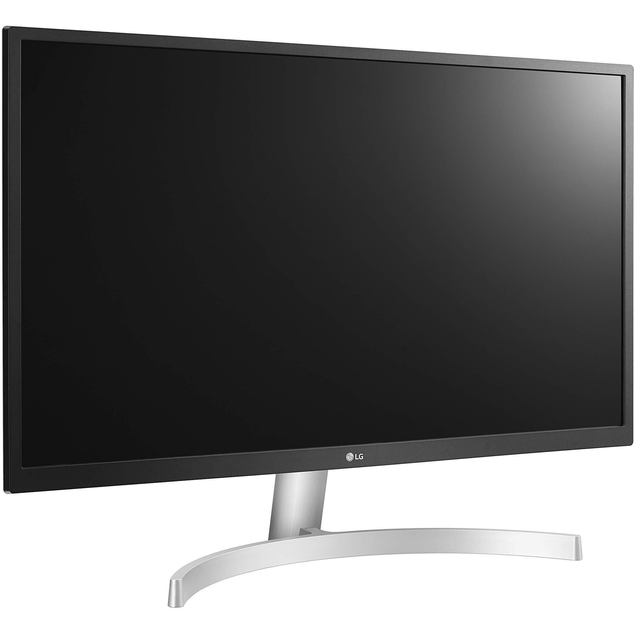 Lg 27Ul500-W 27-Inch 4K Uhd (3840 X 2160) Ultrafine Computer Monitor, Ips, Amd Freesync, Hdr10, Hdmi, Displayport, Black Stabilizer, White