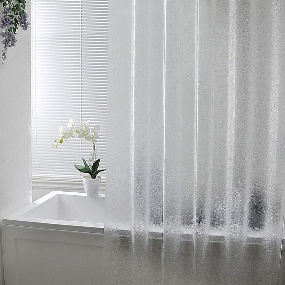 Aoohome Frosted Shower Curtain Liner 8G Eva Extra Long Shower Curtain 72X78 Inch With Heavy Duty 5 Bottom Magnets, Thick Shower Liner For Shower Stall, Bathtubs, Semi Transparent