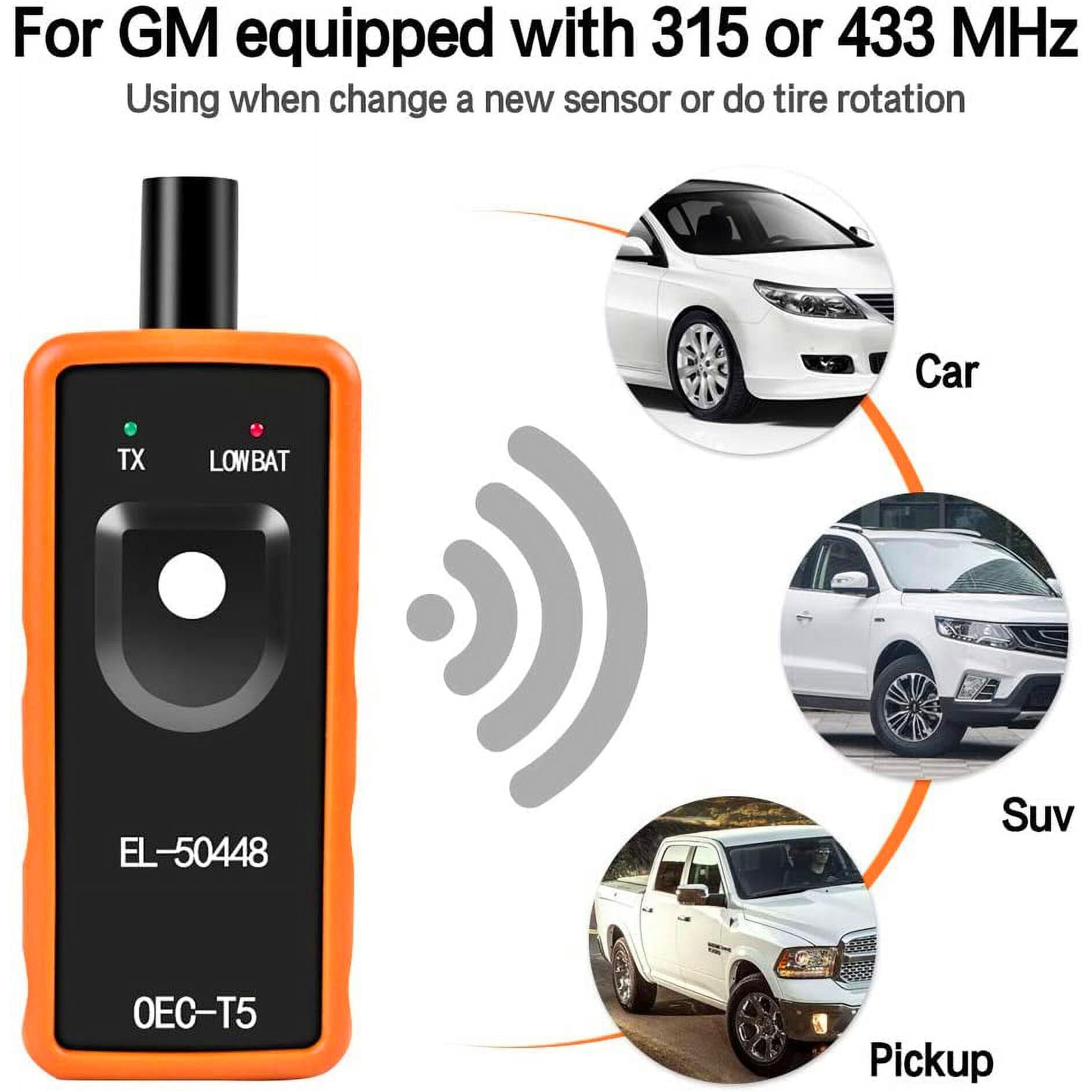 Vxdas Tpms Relearn Tool For Gm Series Vehicles Ultimate El-50448 Universal Tire Pressure Monitor Sensor Tpms Reset Activation Tool For Buick Cadillac Chevy Gmc 2024 Edition