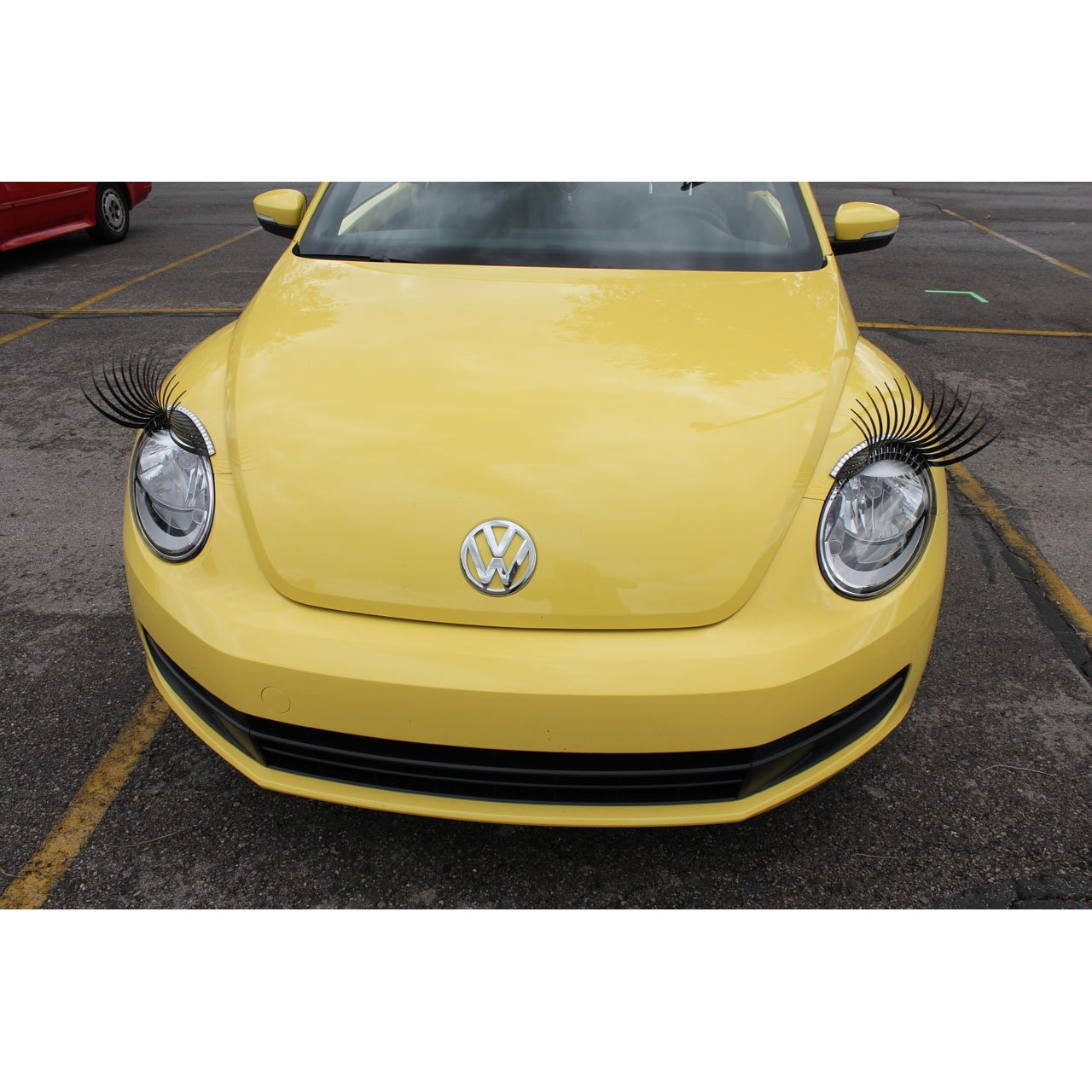 Carlashes For Beetle (2012-Present) - Car Headlight Eyelashes Black