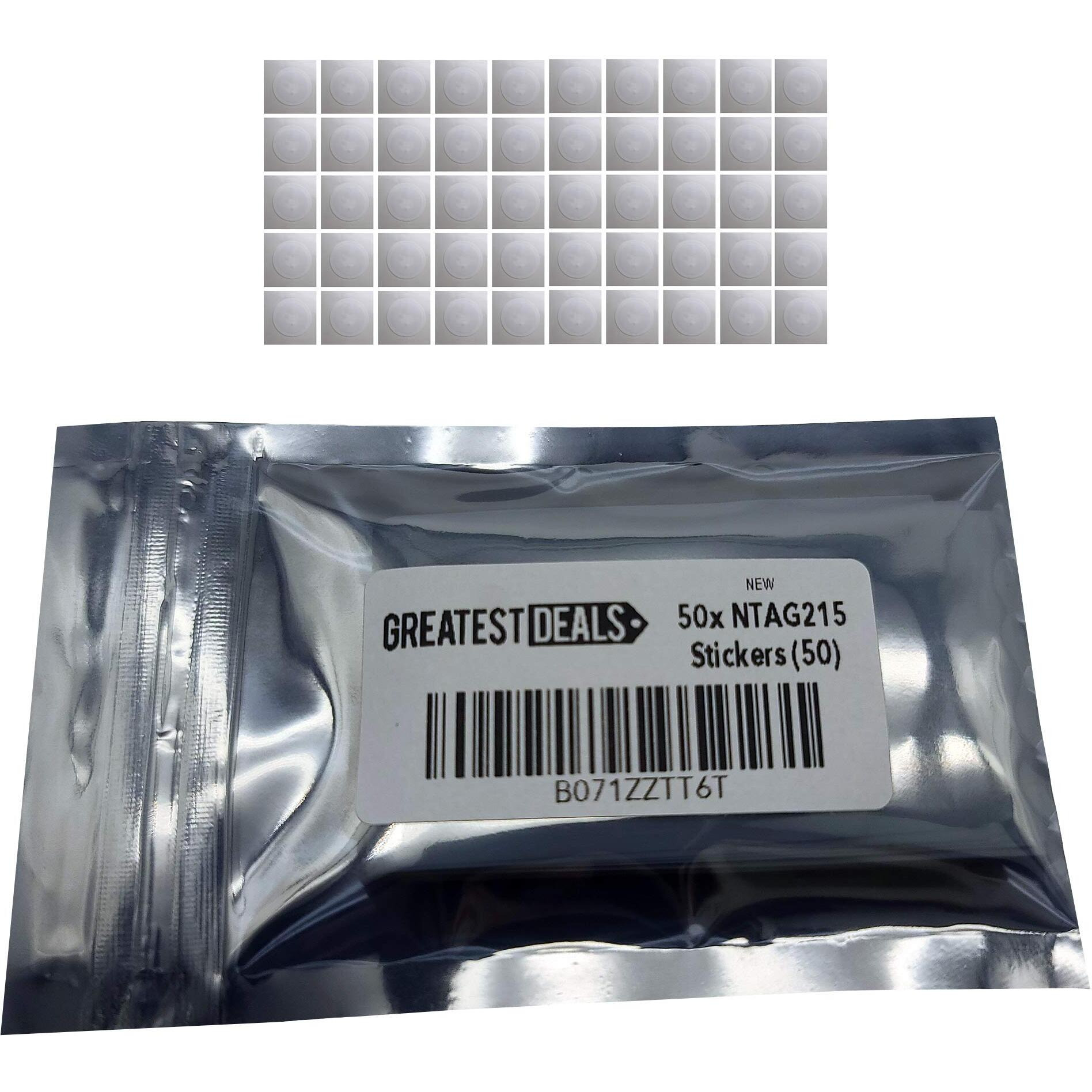 Greatestdeals Ntag215 Ntag 215 25Mm Nfc Stickers Works With Tagmo (Android) And Placiibo (Ios) And All Nfc Applications (11 Stickers)