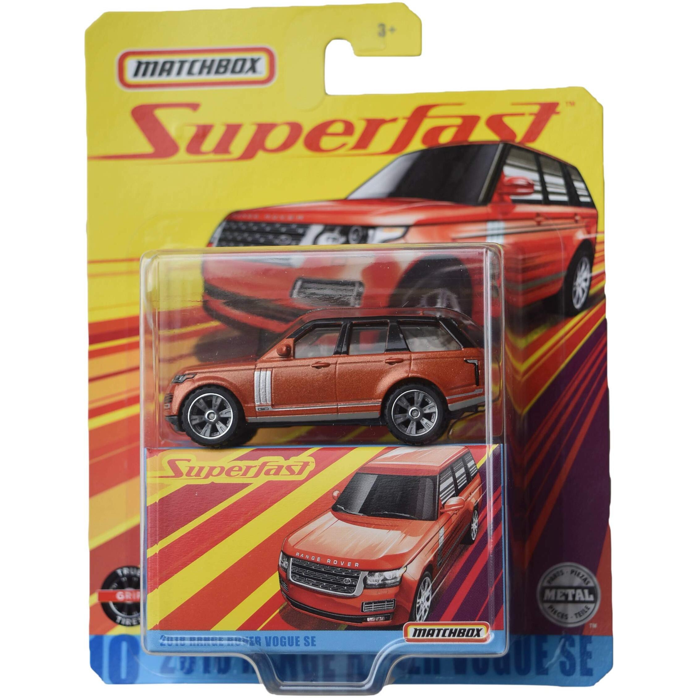 Matchbox 2018 Range Rove Vogue Se, Super Fast [Burnt Orange]