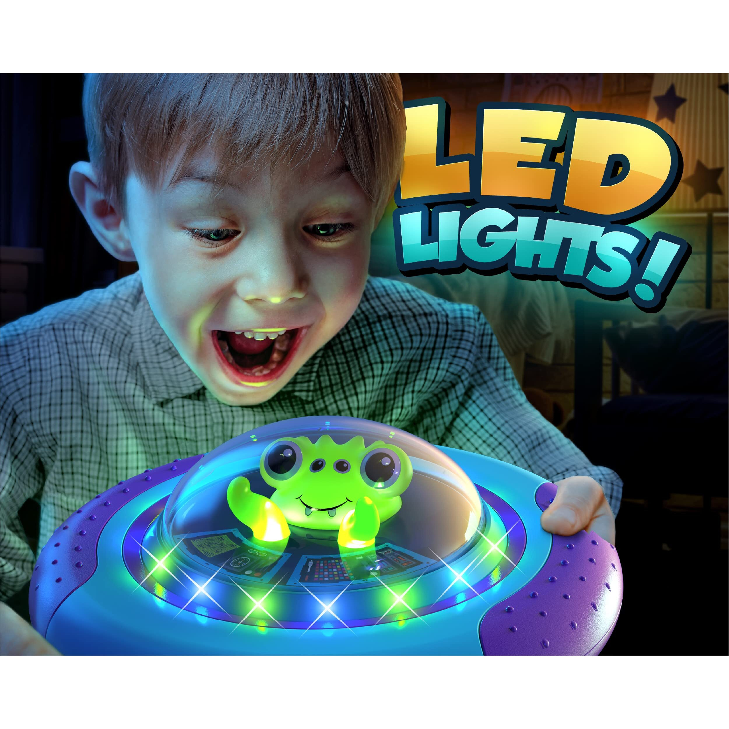 Mindsprout Light-Up Space Twister | 360 Sit Twist And Spin, Toddler Toys Age 2, 3, 4, 5, Birthday For Boy Girl, 18 Months +, Led Lights, Kids Toy Indoor Or Outdoor For 2 Year Old (Patent Pending)