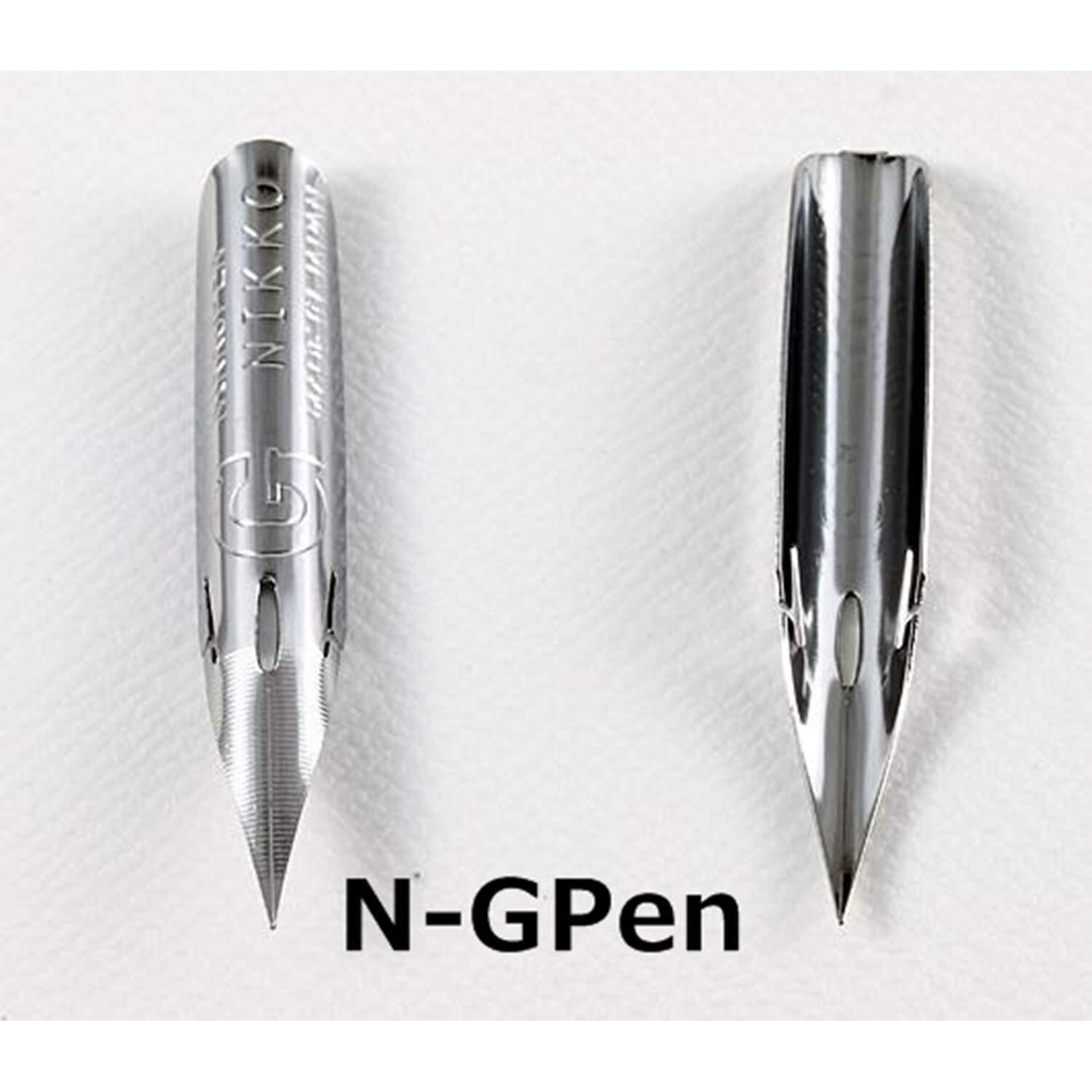 Nikko Manga Pen 4 Type Nibs Set, N-Gpen  3Pc N-Marupen  2Pc N-Schoolpen  3Pc N-Sajipen  3Pc, Storage Pack And Anti Rust Paper Included