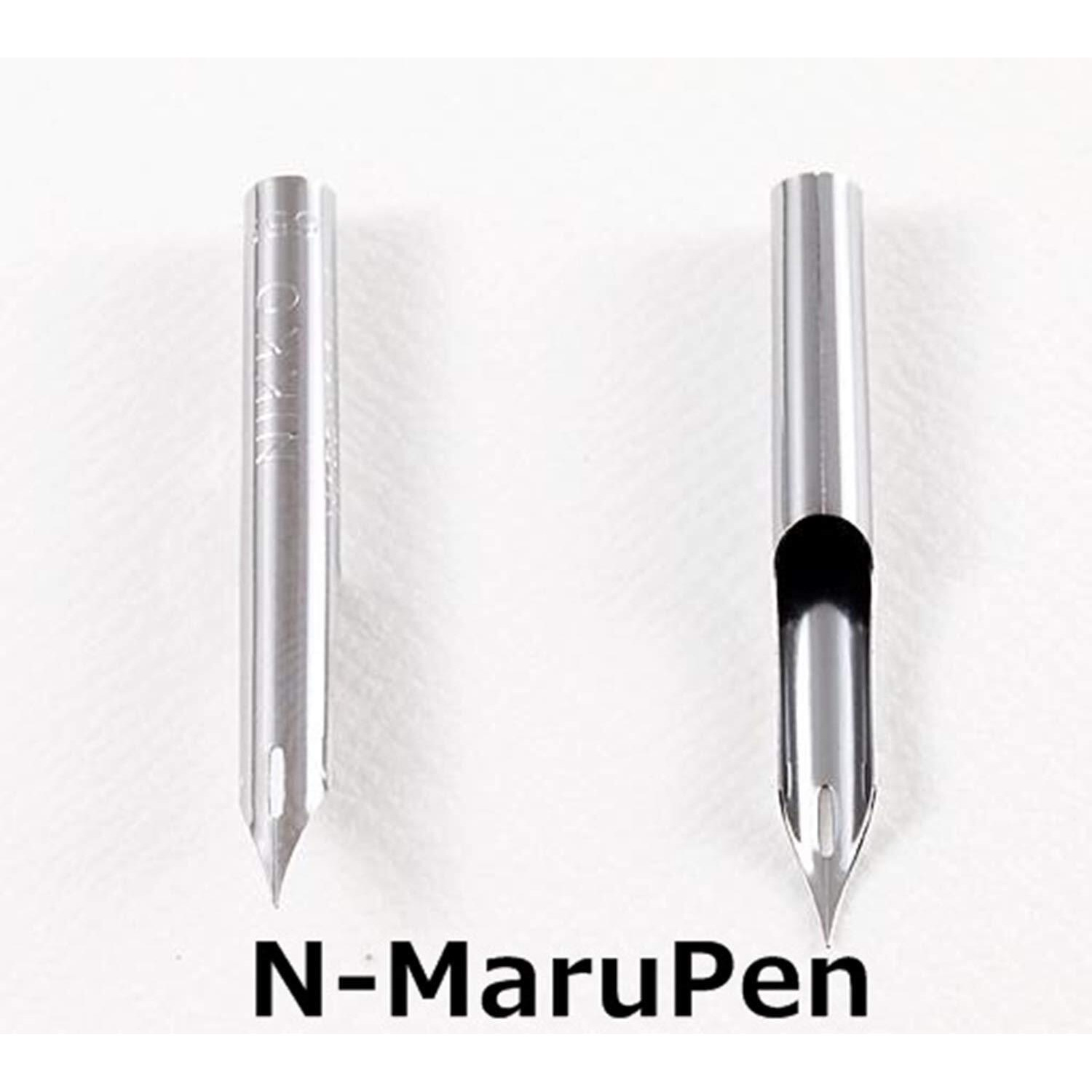 Nikko Manga Pen 4 Type Nibs Set, N-Gpen  3Pc N-Marupen  2Pc N-Schoolpen  3Pc N-Sajipen  3Pc, Storage Pack And Anti Rust Paper Included