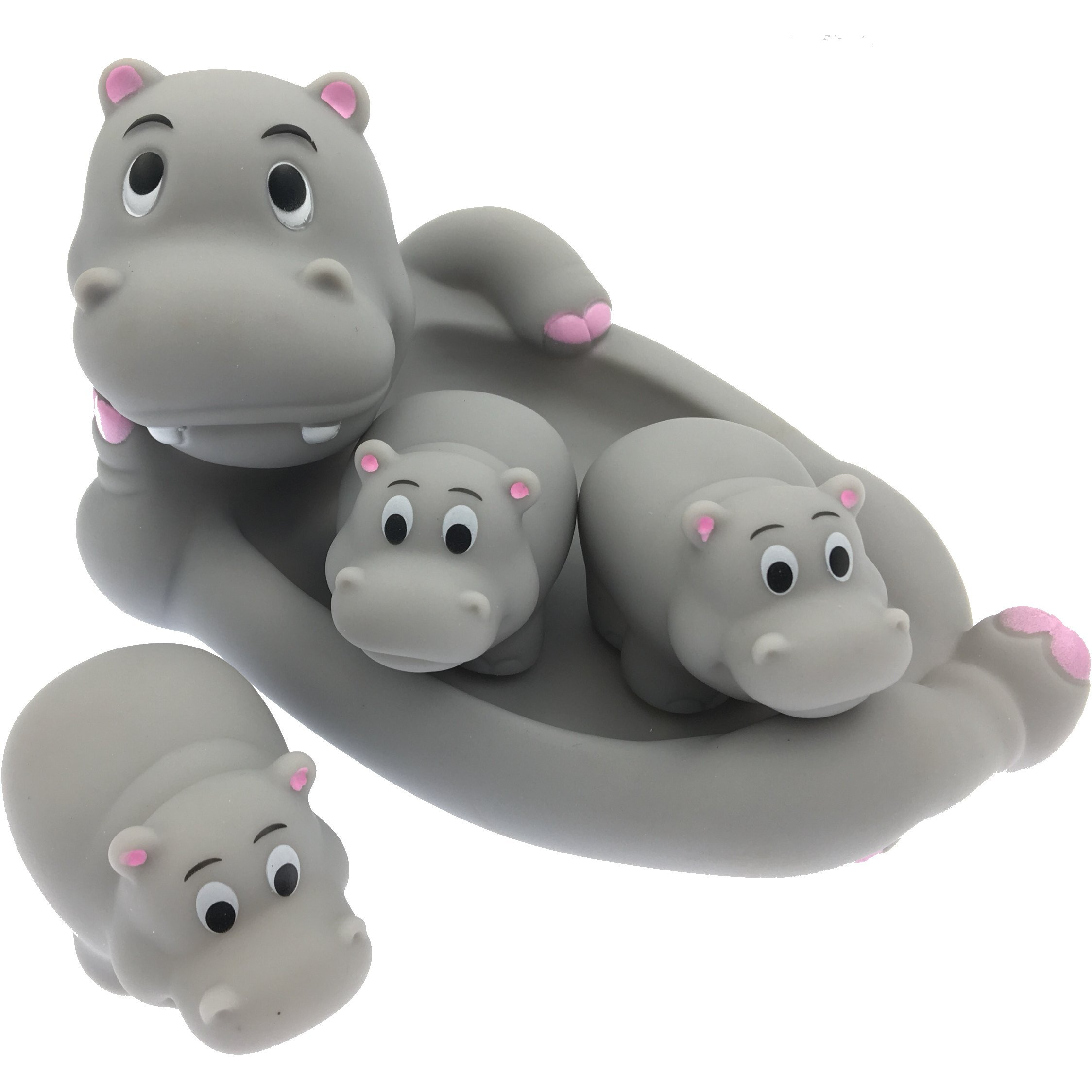 Playmaker Toys Rubber Hippo Famplaymaker Toys Rubber Hippo Family Bathtub Toy Pals Also A Great Pet Dog Toy Setily Bathtub Toy Pals Or Pet Toy Set
