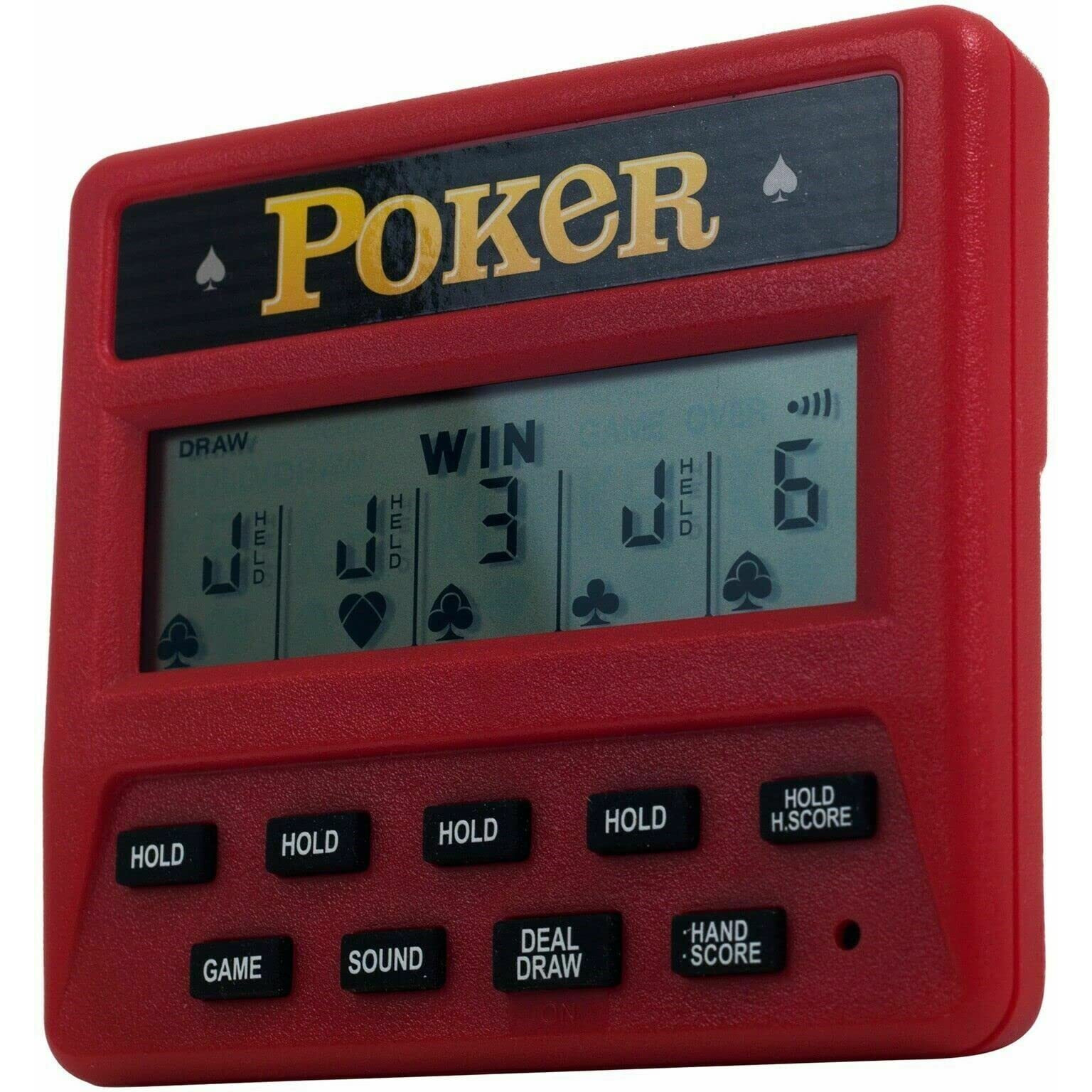 Sd Life Electronic Hand Held 5 In 1 Battery Operated Poker Game 1 Aaa Easy Fun Gift Holiday
