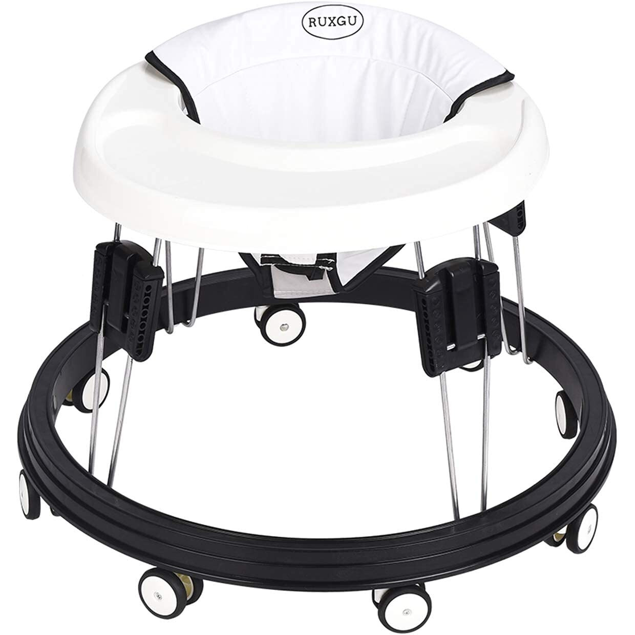 The Foldable Baby Walker, Suitable For 66-80Cm Height Wheeled Baby Boy And Girl Walker, Mute Anti-Rollover Baby Walker, Avoid Bicycle Rollover, Foldable Baby Chair