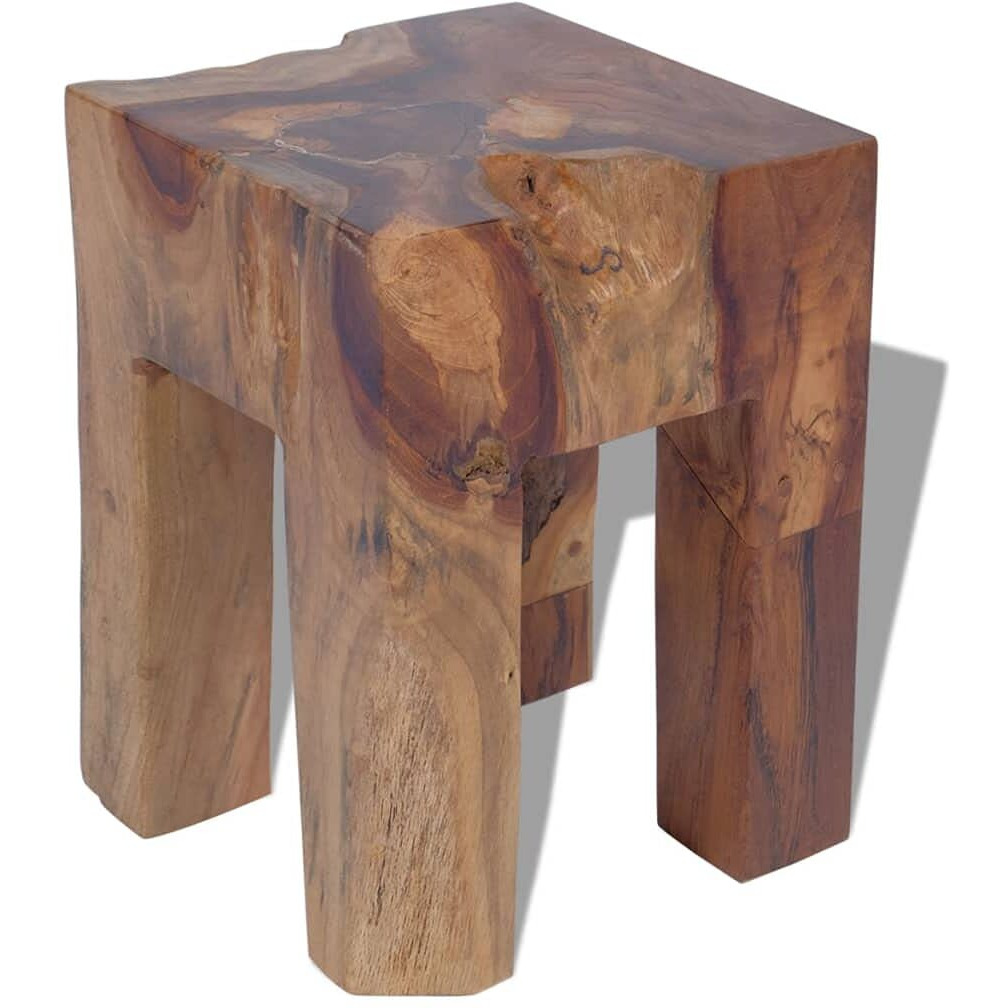 Vidaxl Stool Solid Teak Wood