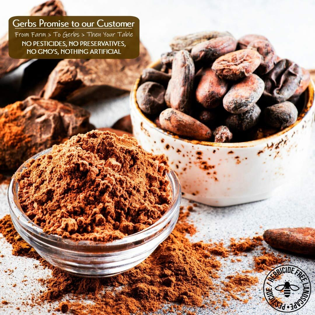 Bensdrop Natco Dutch Cocoa Powder By Gerbs, 2 Pound Resealable Bag, 22-24% Cocoa Butter Fat, Top 14 Allergy Free Foods, Gluten & Peanut Free, Vegan, Keto, Kosher