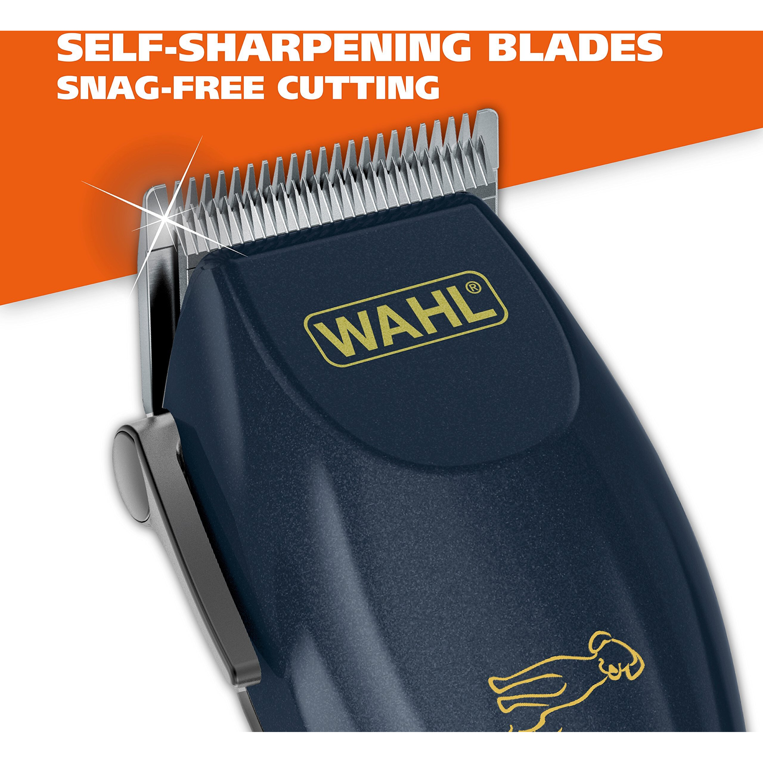 Wahl Usa Deluxe Pro Series Cordless Lithium Ion Clipper Kit For Dog Grooming At Home With Heavy Duty Motor, Self-Sharpening Blades, And 2 Hour Run Time - Model 9591-2100