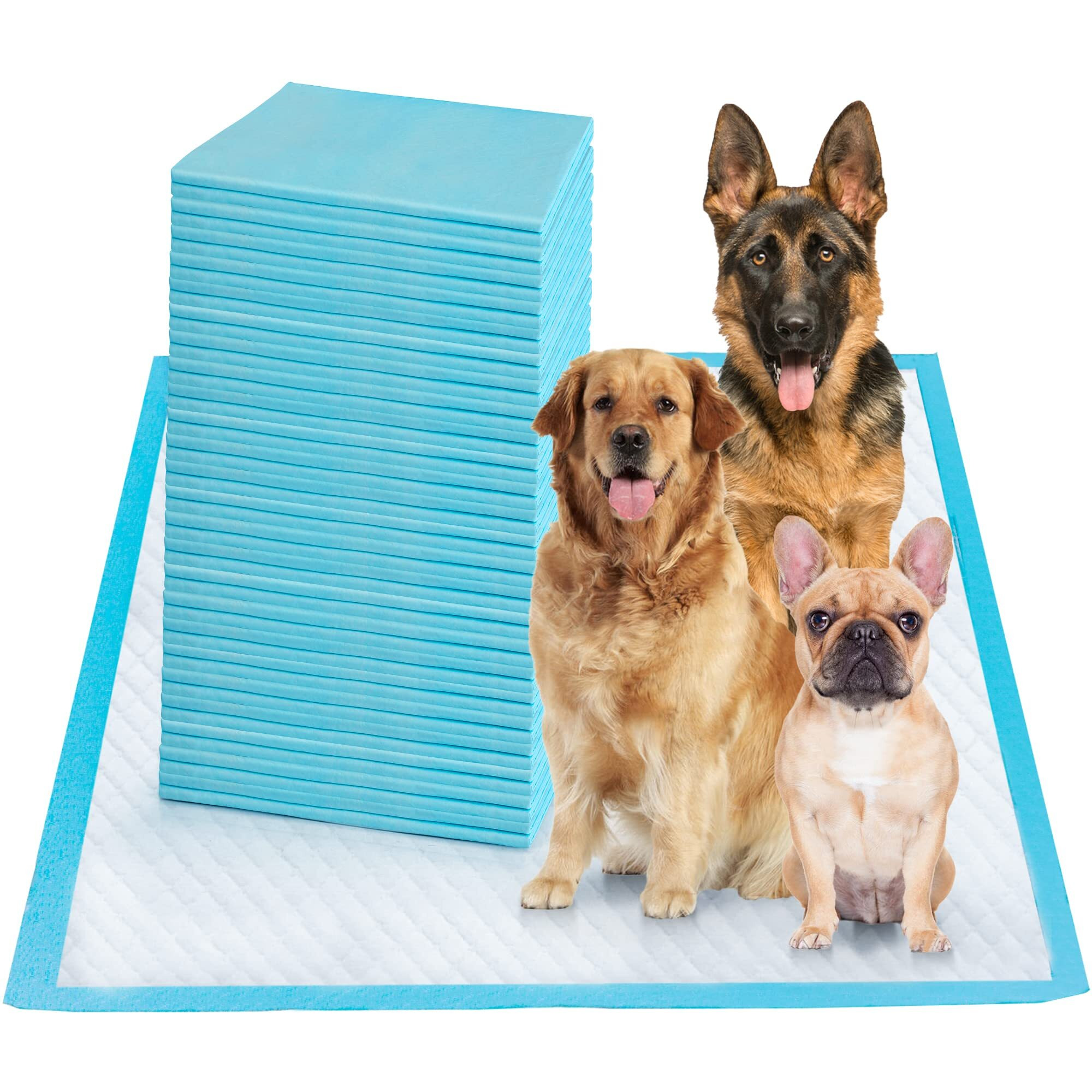 Boscute Super Absorbent & Leak-Proof Jumbo Size 36"&quotX36"" Pet Training Dog Pee Pads, Thicken Quick Dry Disposable Puppy Pee Pads, Potty Training Pads For Dogs Cats, Rabbits