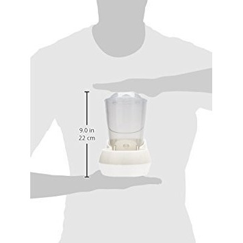 Van Ness Pets Extra Small Auto Gravity Feeder, 1.5 Pound Capacity For Dogs And Cats, White