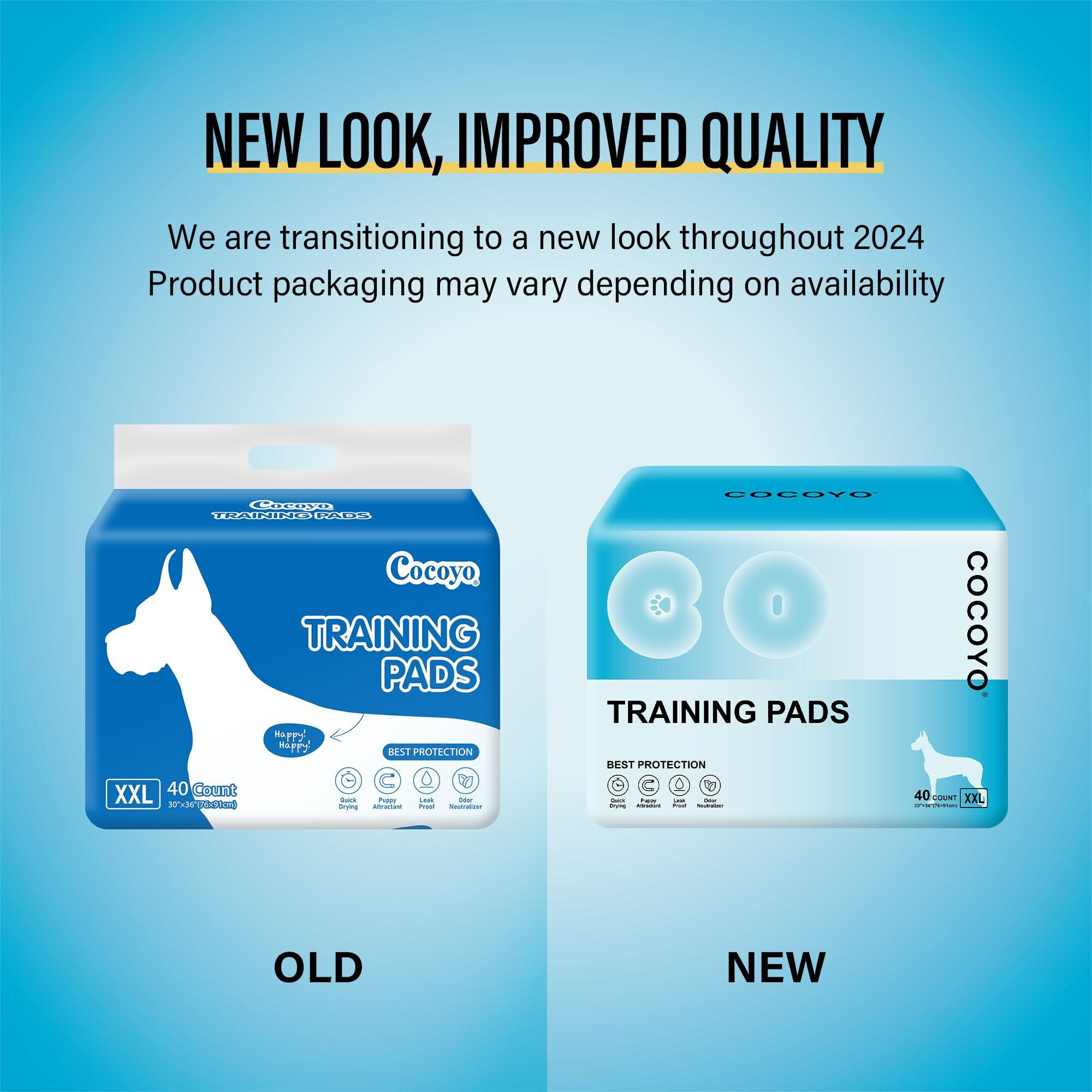 Cocoyo Best Value Training Pads, 30"&quotX36"" , Xxl - 80 Count,White