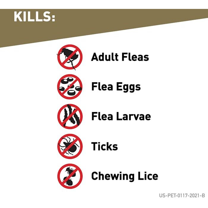 Frontline Gold Flea & Tick Treatment For Large Dogs Up To 45 To 88 Lbs., Pack Of 3