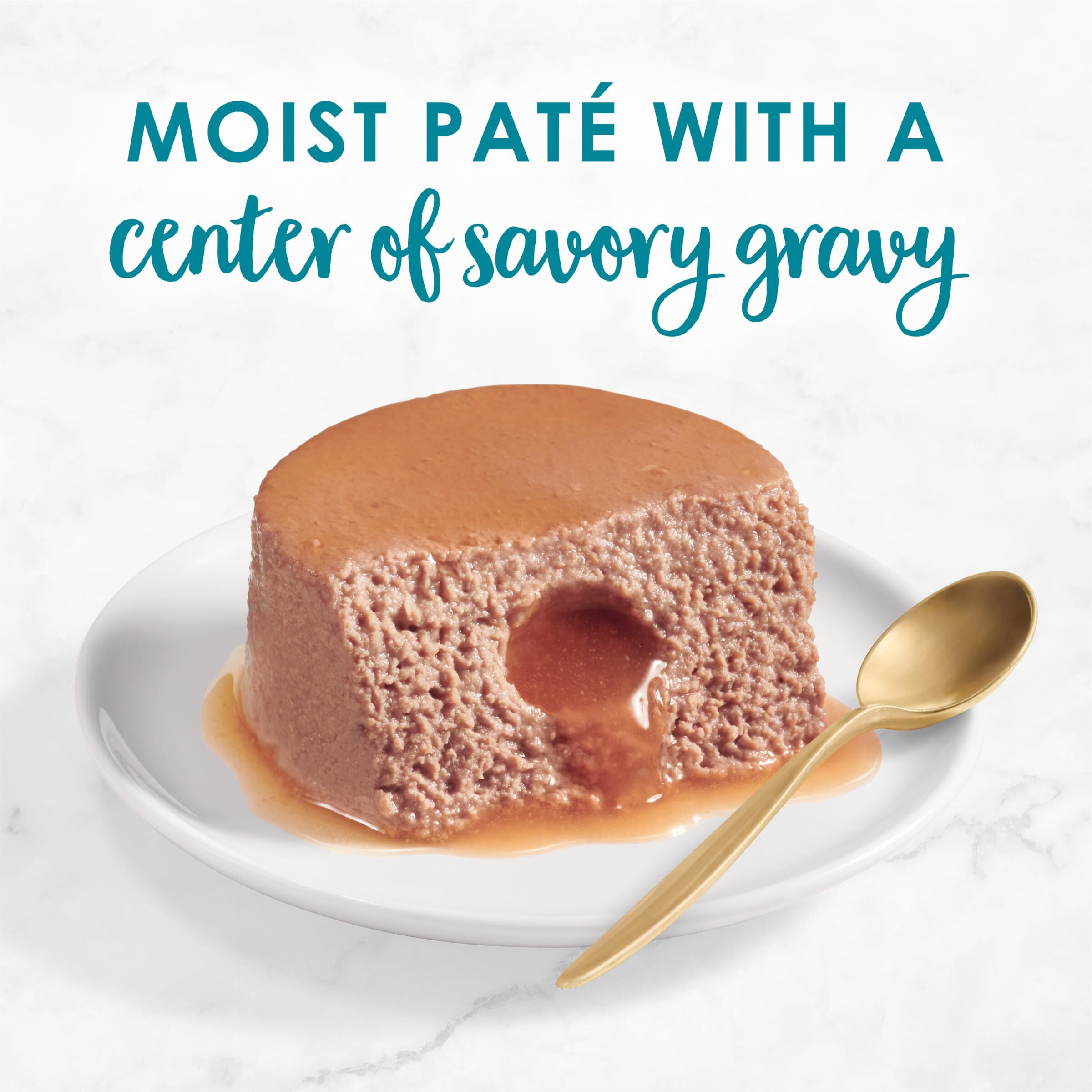 Purina Fancy Feast Savory Centers Pate Adult Wet Cat Food With Tuna And A Gravy Center - (Pack Of 24) 3 Oz. Cans