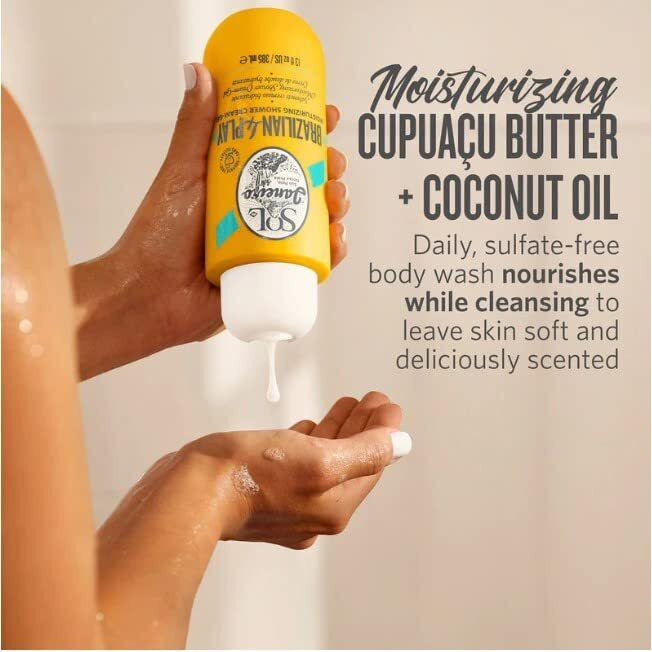 Sol De Janeiro Brazilian Play Moisturizing Shower Cream Gel Body Wash 90Ml/3.0 Fl Oz.
