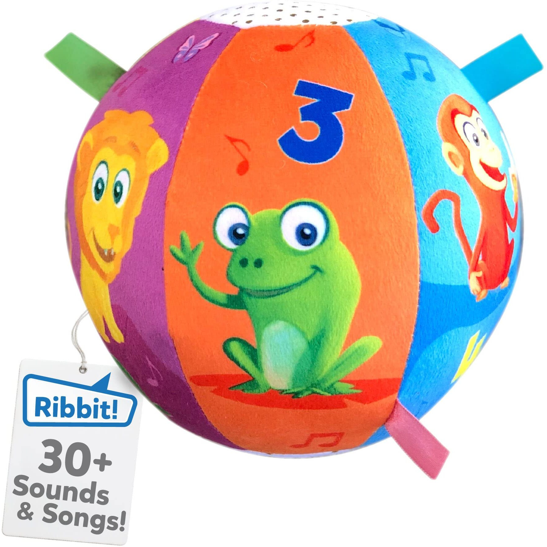Move2Play, Hilariously Interactive Baby Ball With Music & Sound Effects | 1St Birthday Gift | Toddler Toy For Boys & Girls | Indoor/Outdoor | Age 6, 9, 12+ Month | 1, 2, Year's Old
