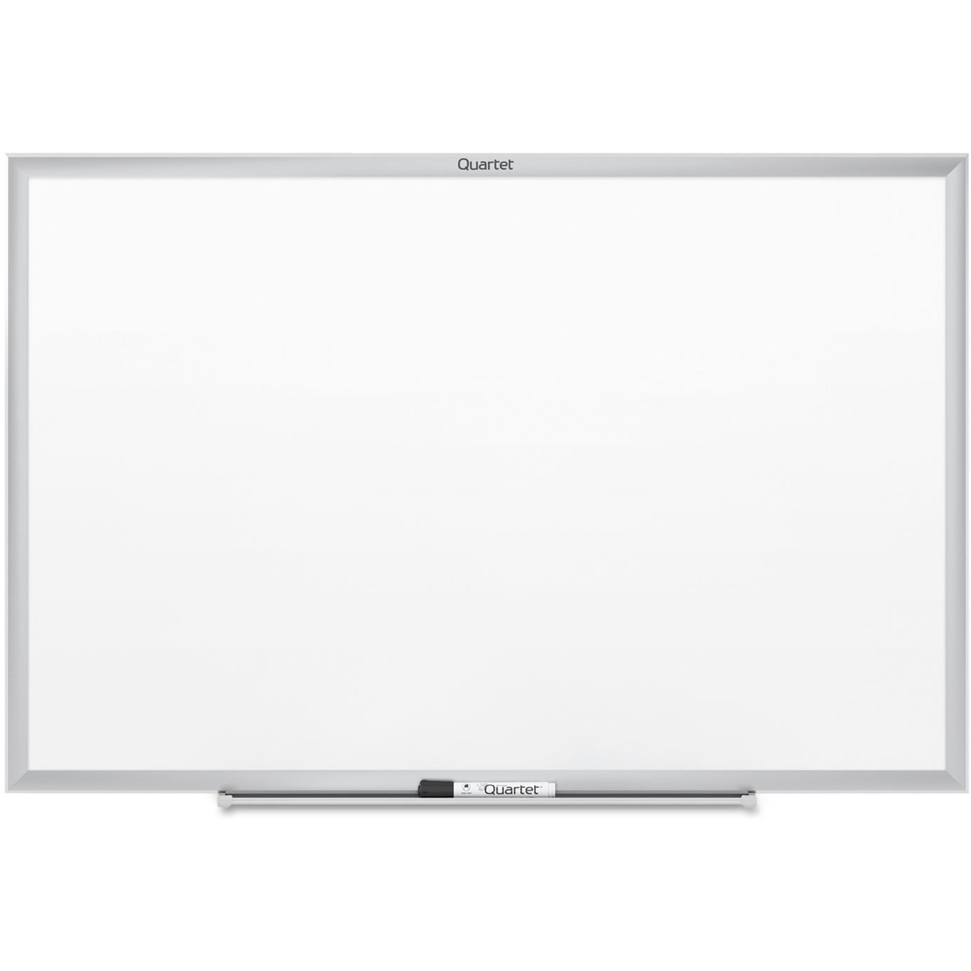 Quartet Whiteboard, Non-Magnetic Dry Erase White Board, 4' X 3', Total Erase, Silver Aluminum Frame (S534)