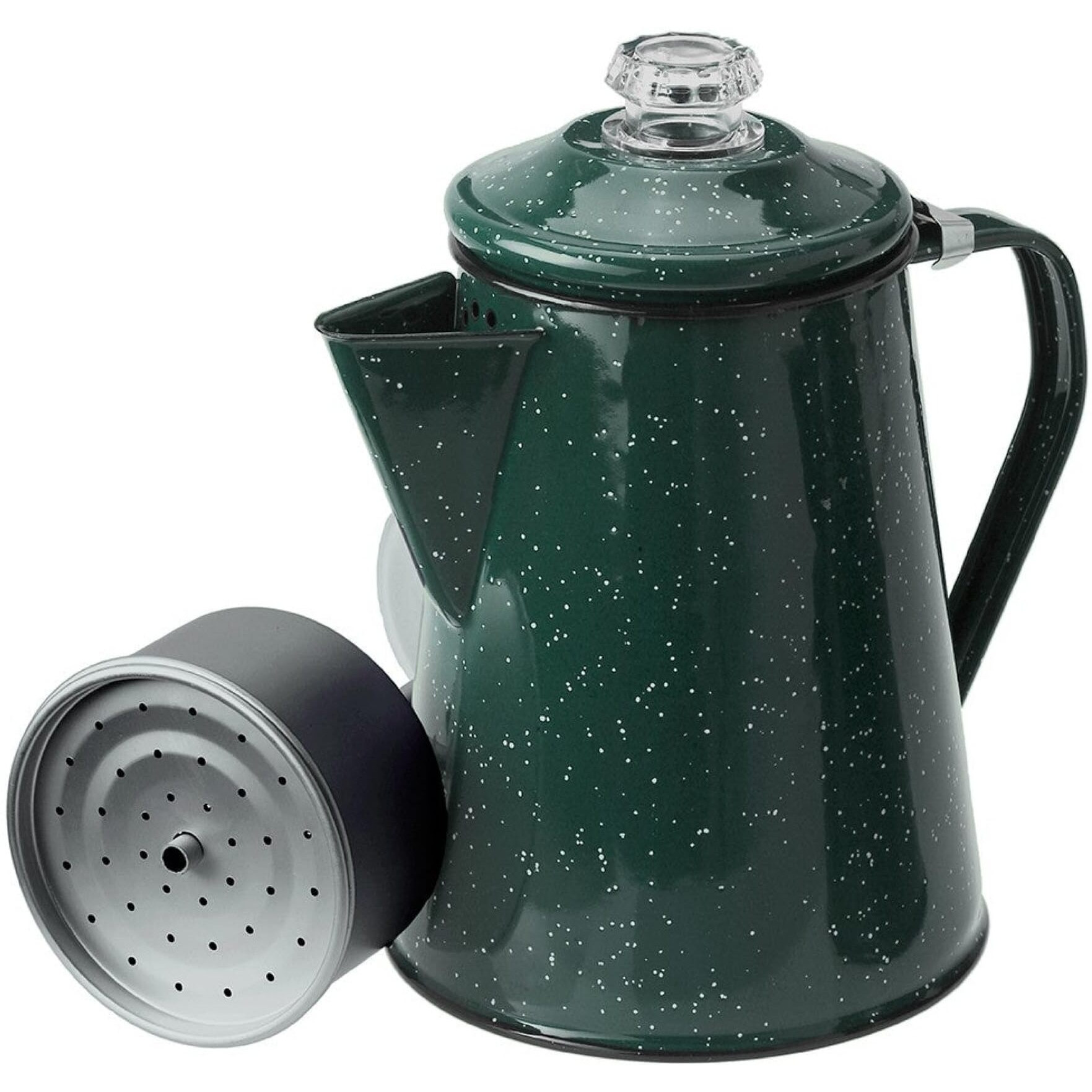Gsi Outdoors Percolator Coffee Pot | Enamelware Campfire Coffee Boiler Kettle For Outdoor Camping Cookware, Cabin, Rv, Kitchen, Hunting & Backpacking