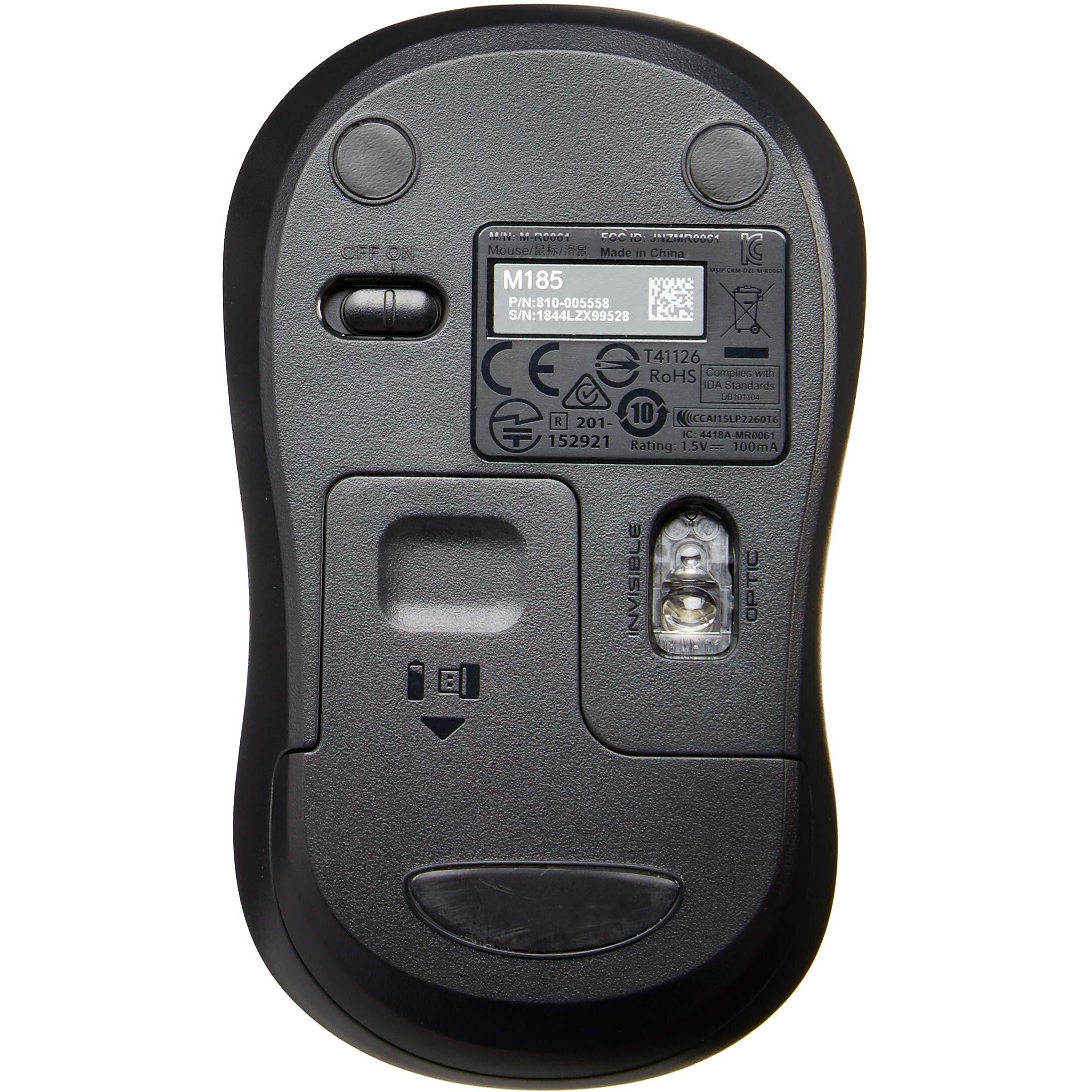 Logitech Wireless Mouse M185 (Swift Grey)