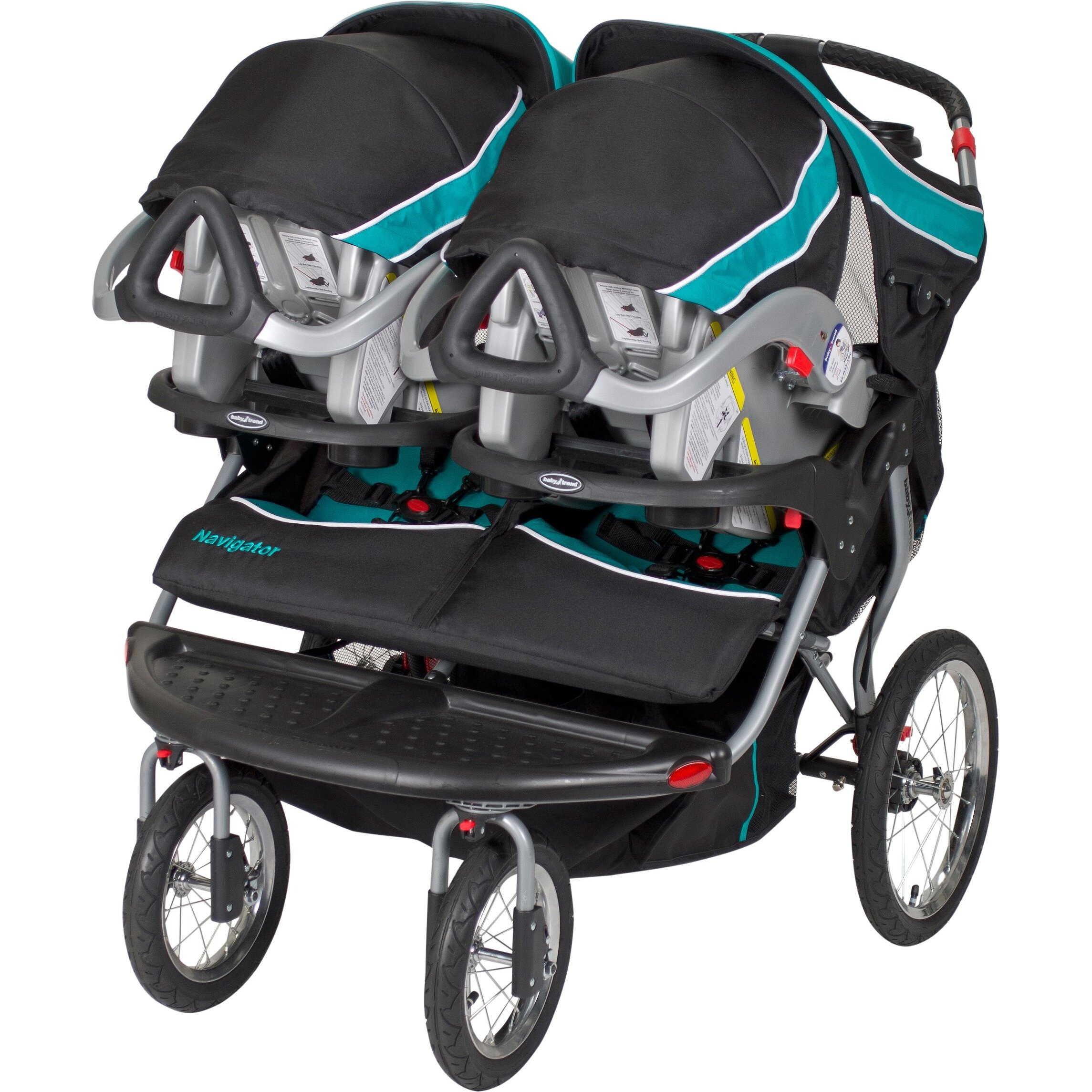 Baby Trend Navigator Double Jogger, Tropic