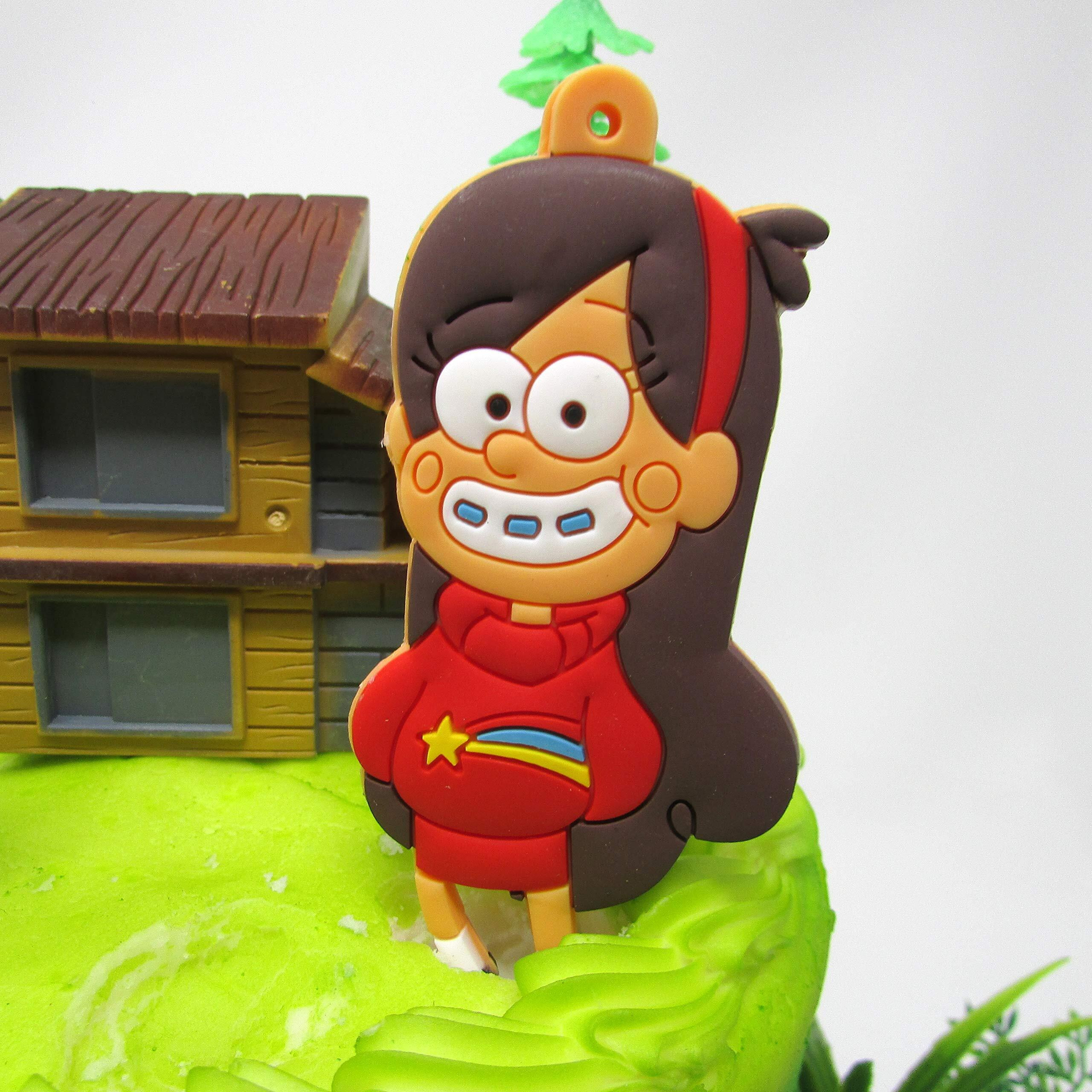 Gravity Falls Deluxe Birthday Cake Topper Set Featuring Gravity Fall Characters And Themed Accessories (Unique Design)