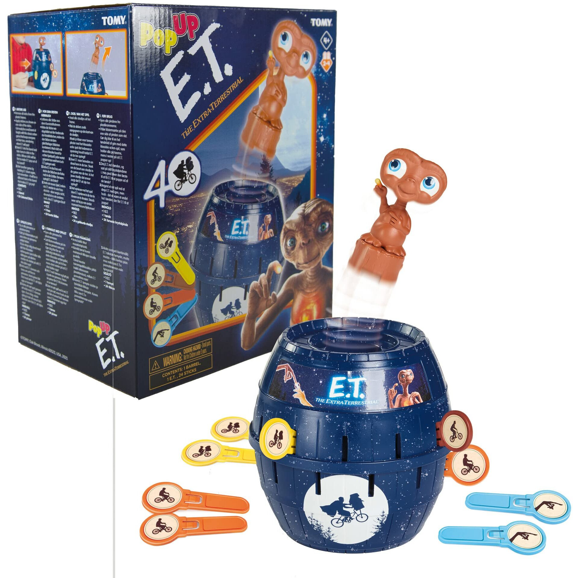 Tomy Pop Up E.T. The Extra Terrestrial Kids Game - Family And Preschool Kids Games For Family Game Night For Kids Fun Christmas Games And Ideas Kids Ages 4 And Up